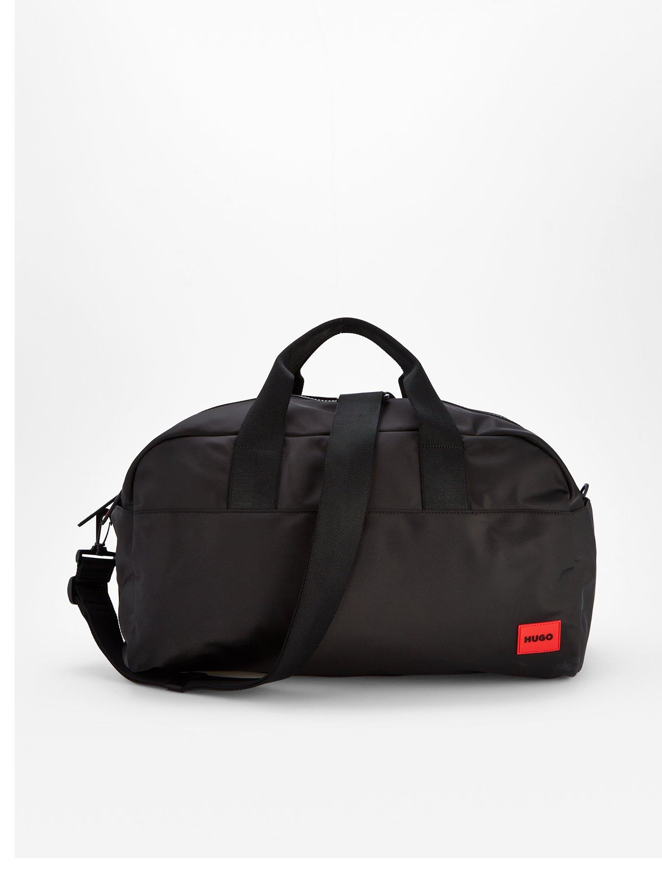 undefined Ethon 20 Red Patch Logo Holdall Bag - Black
