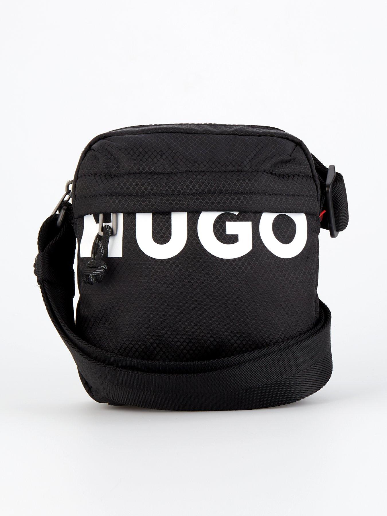 undefined Shaun Large Logo Crossbody Bag- Black