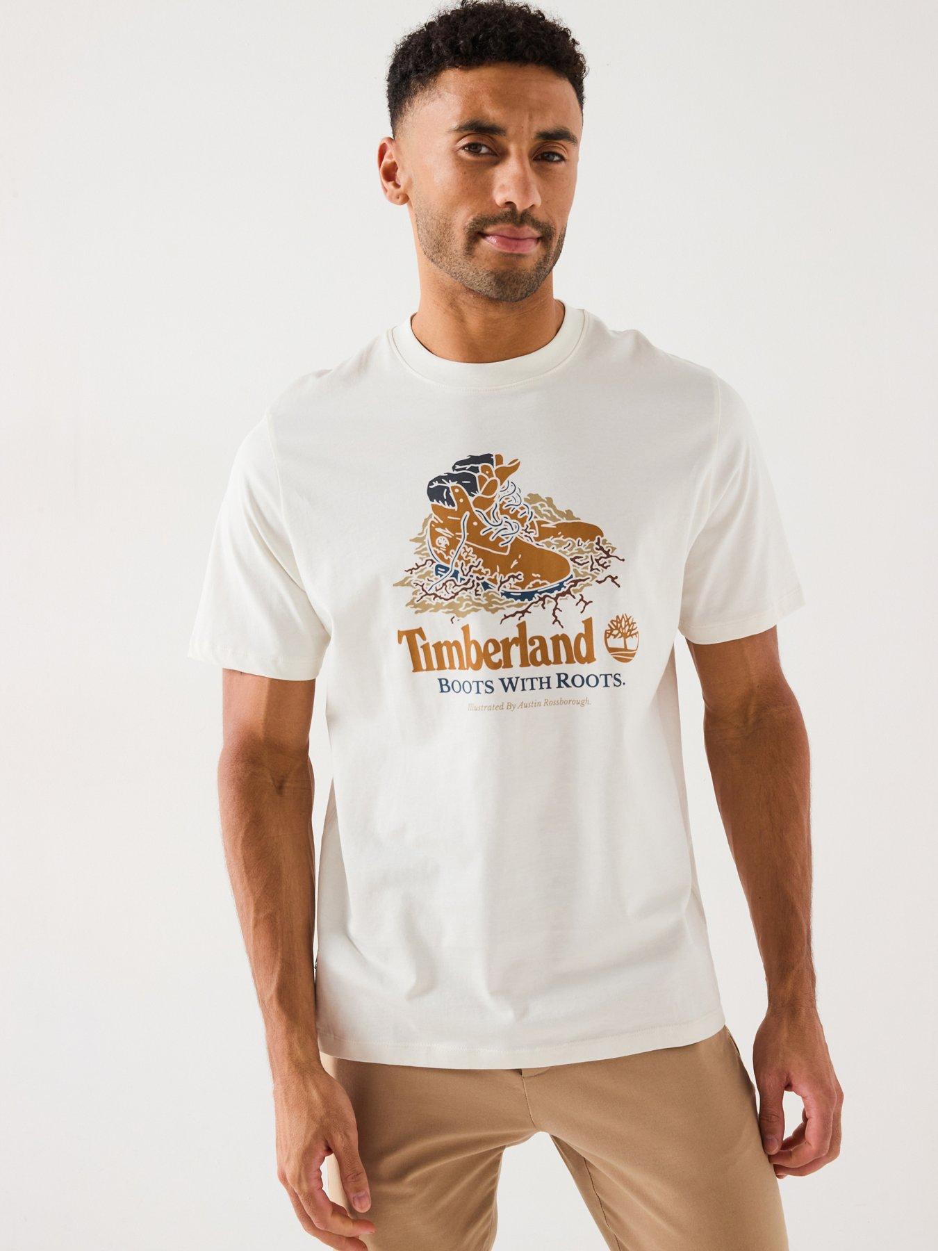 undefined Front Boot Graphic T-Shirt - White