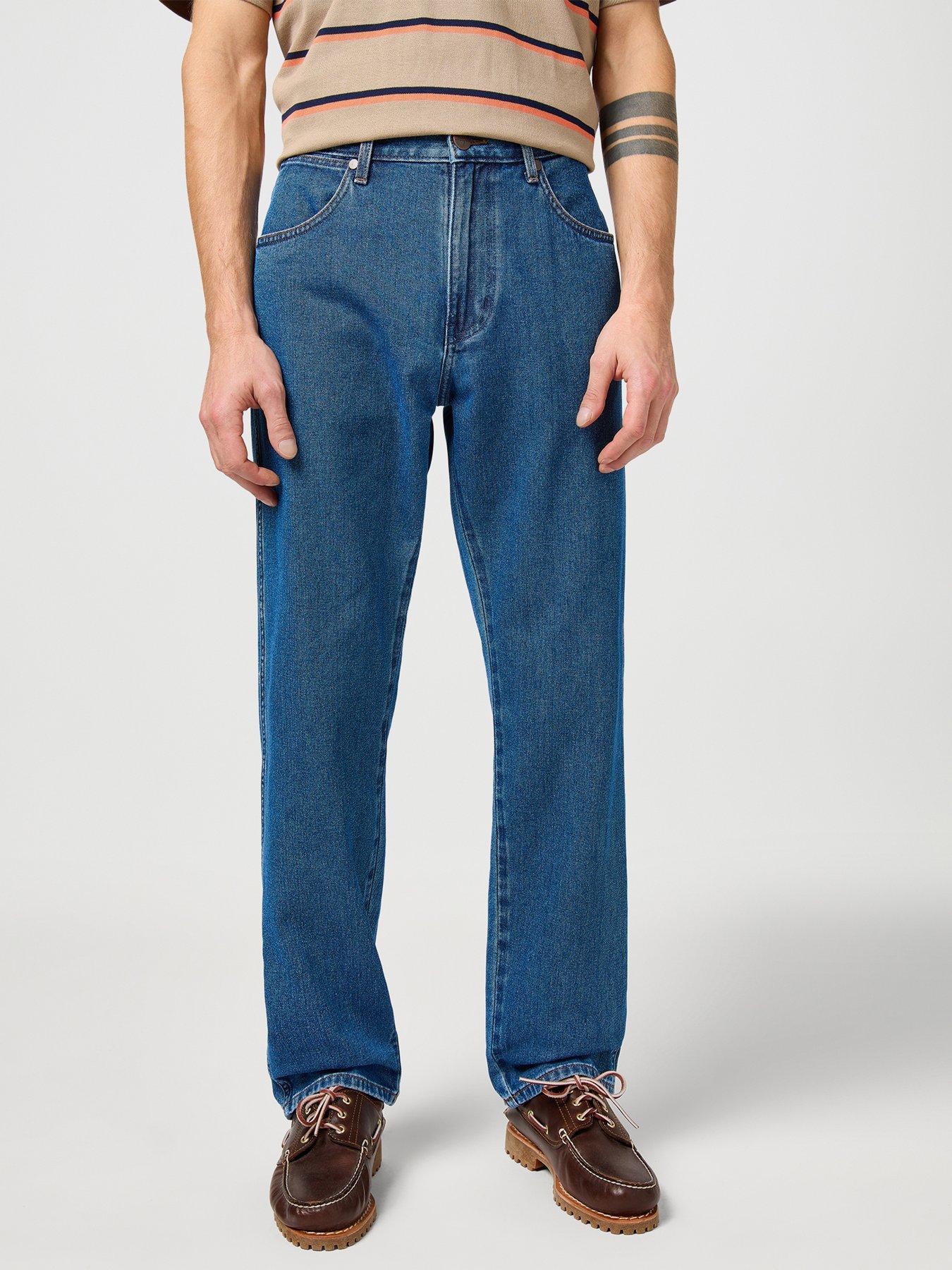 undefined Frontier Relaxed Straight Fit Jeans - Dark Blue