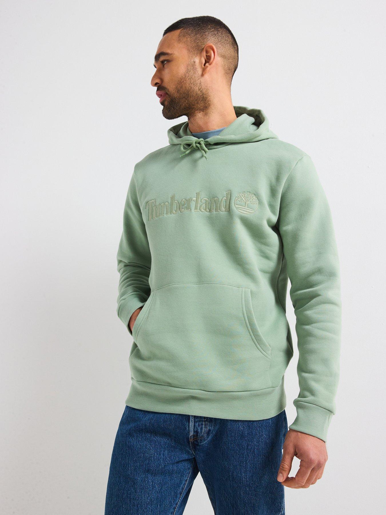 undefined Hampton Logo Overhead Hoodie - Light Green