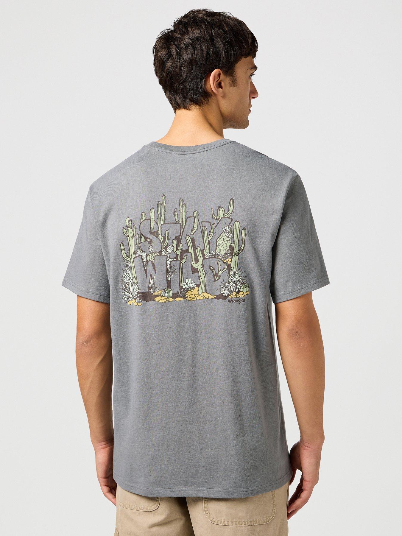 undefined Graphic Backhit T-Shirt - Grey