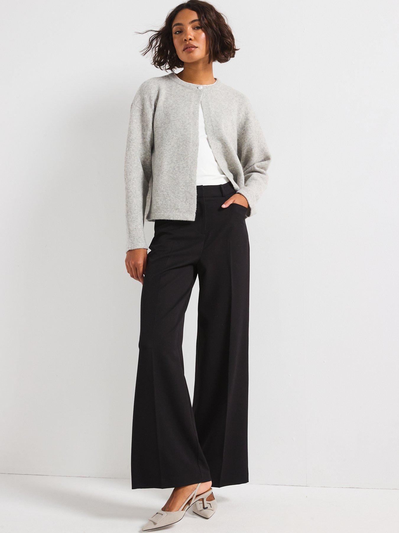Adanne Knit Cardigan - Light Grey