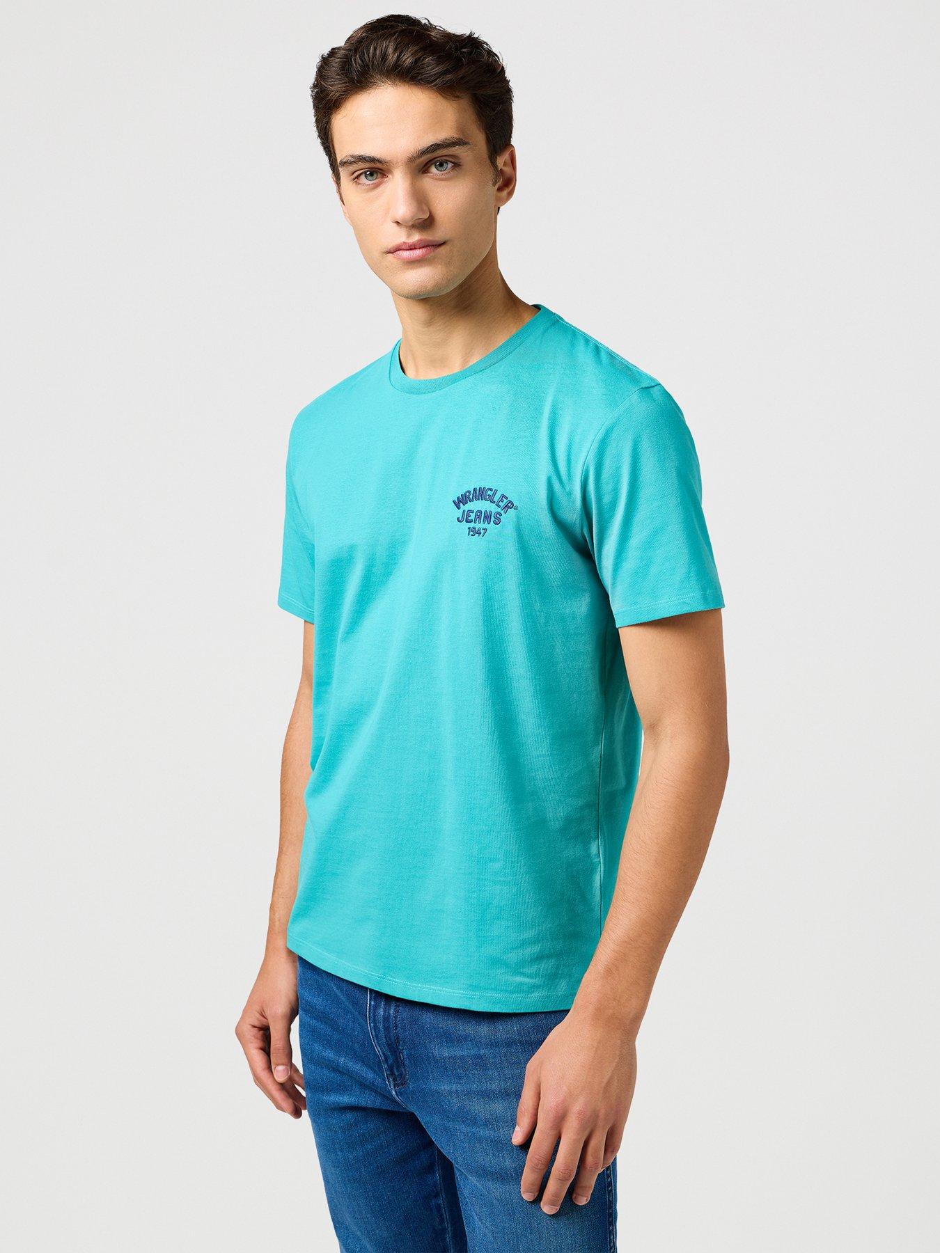 undefined Small Logo T-Shirt - Bright Blue