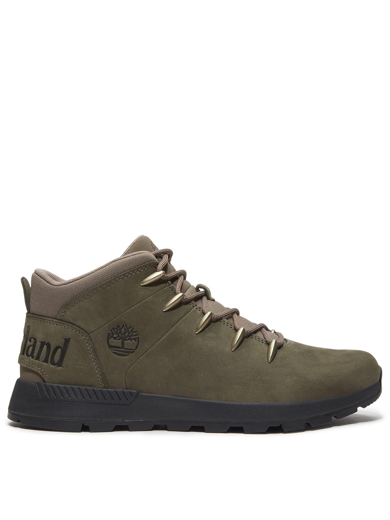 undefined Sprint Trekker Lace Up Boots - Dark Green