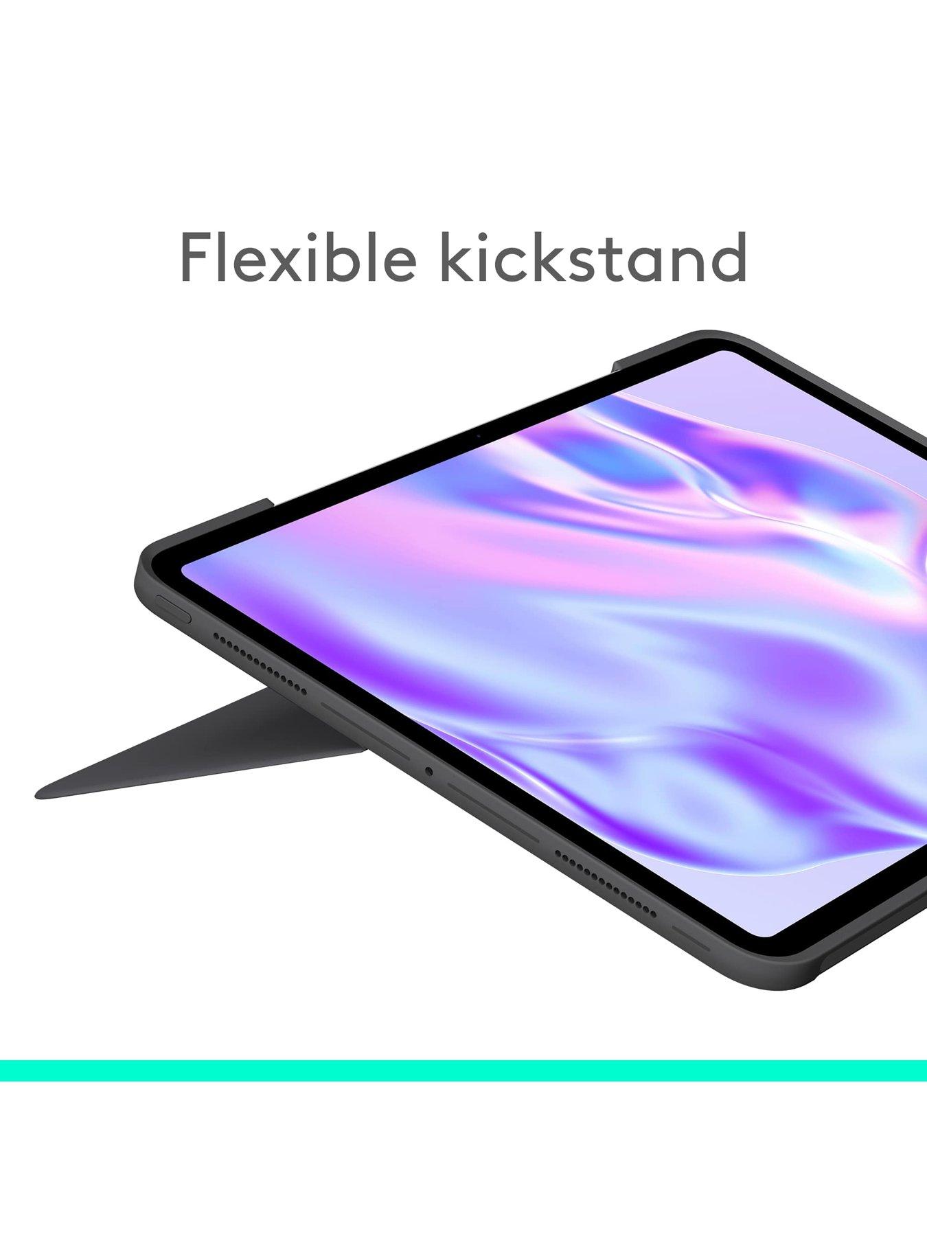 Image 2 of 8 of Logitech Combo Touch Ipad Pro 13-Inch (M4)(2024) Keyboard Case - Detachable Backlit Keyboard With Kickstand, Multi-Use Mode Graphite