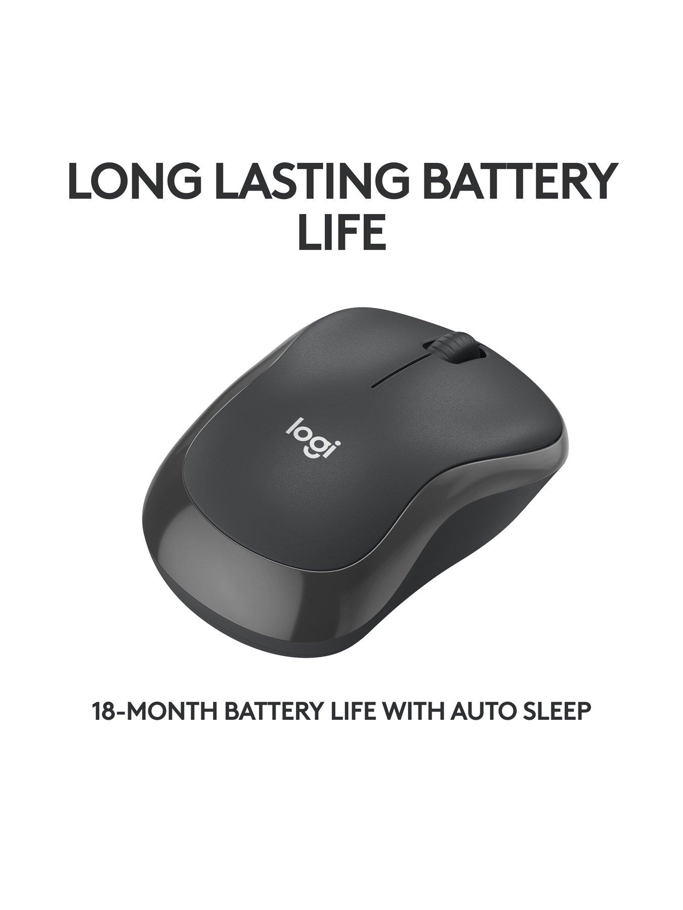 Logitech M240 Silent Bluetooth Mouse, Wireless, Compact, Portable ...