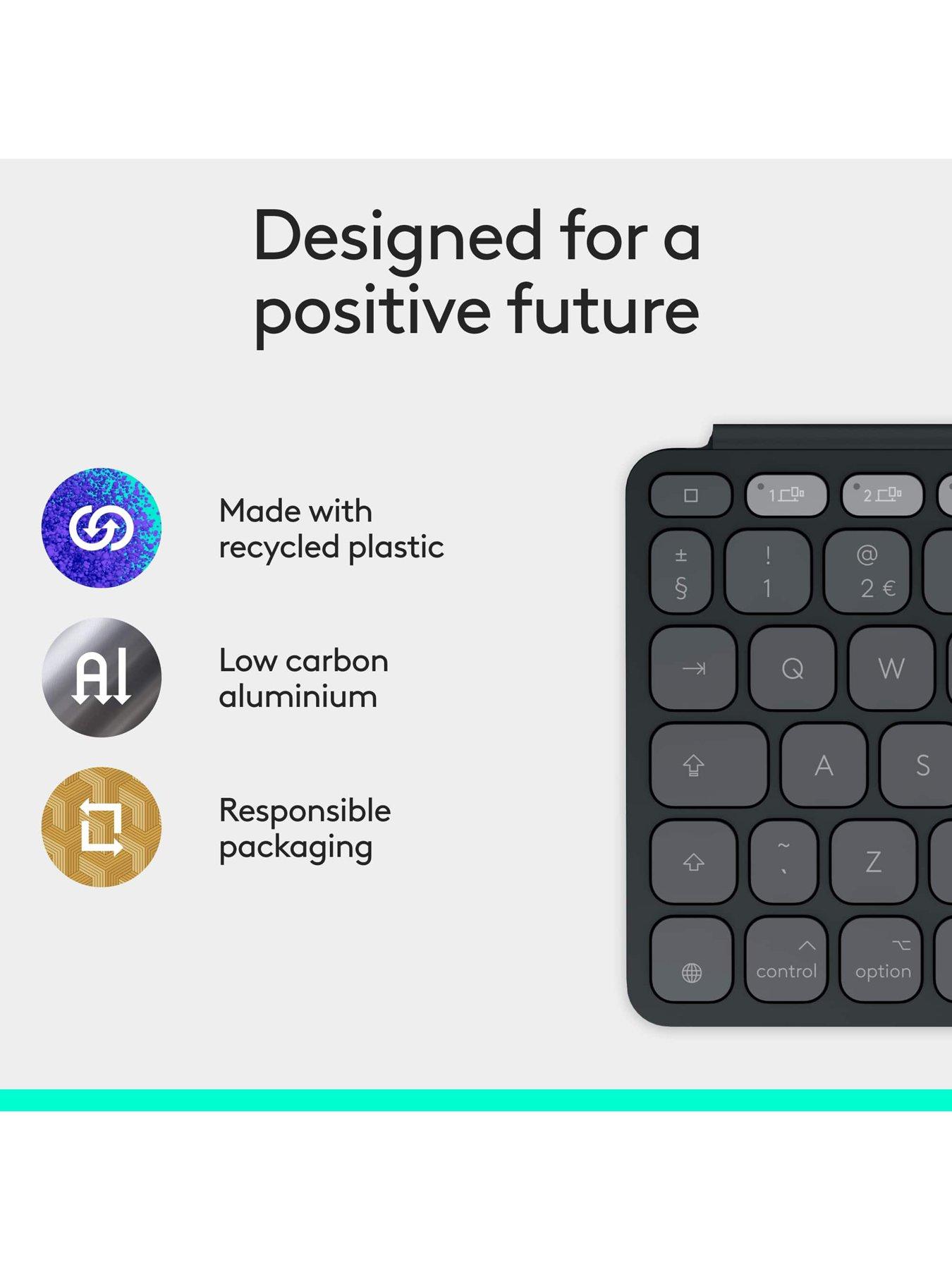 Image 7 of 8 of Logitech Keys-To-Go 2 Portable Wireless Ipad Keyboard With Built-In Cover, Slim And Compact Wireless Keyboard For Ipad Graphite