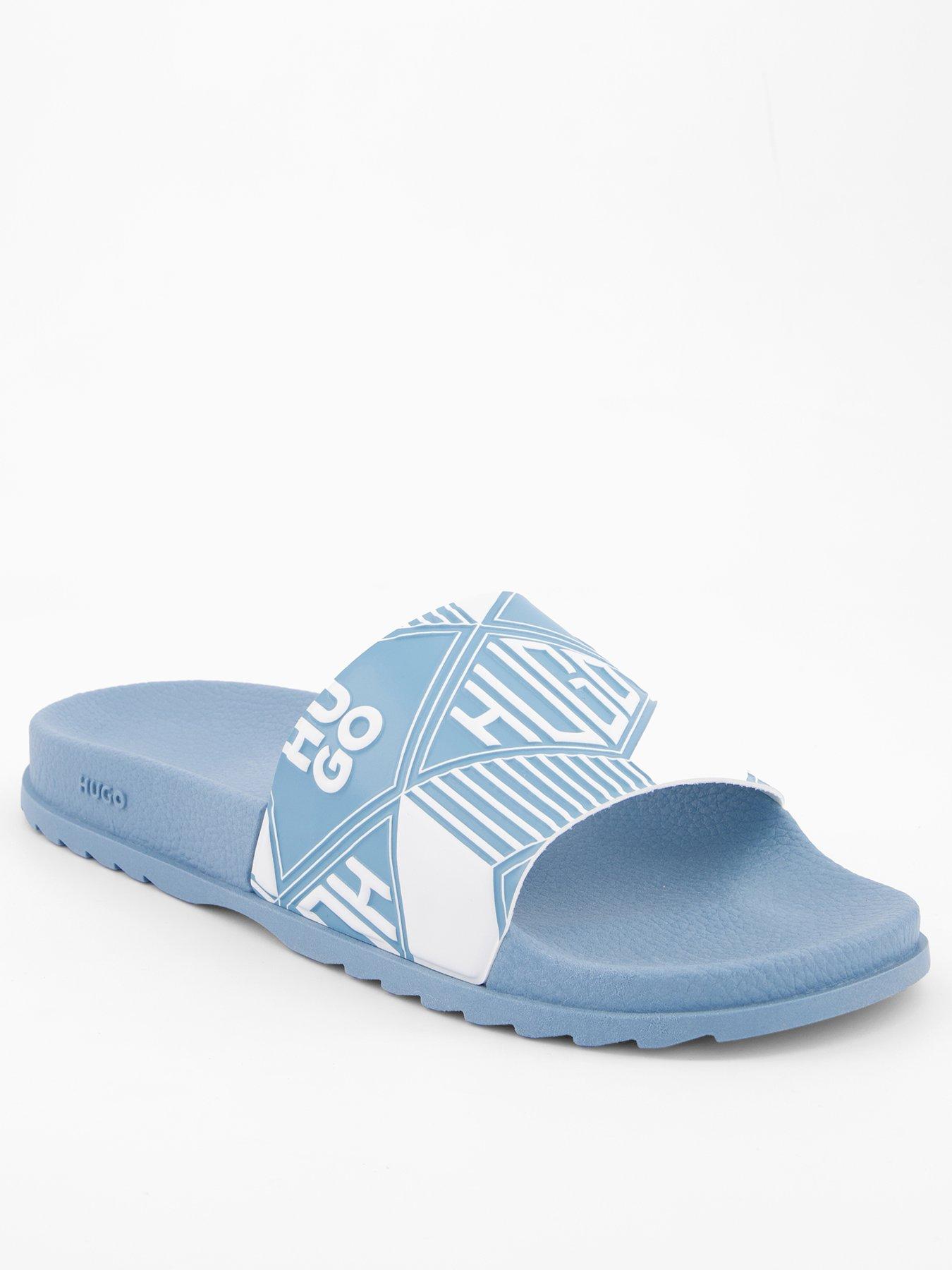 undefined Men's Match It Geo Logo Sliders - Blue