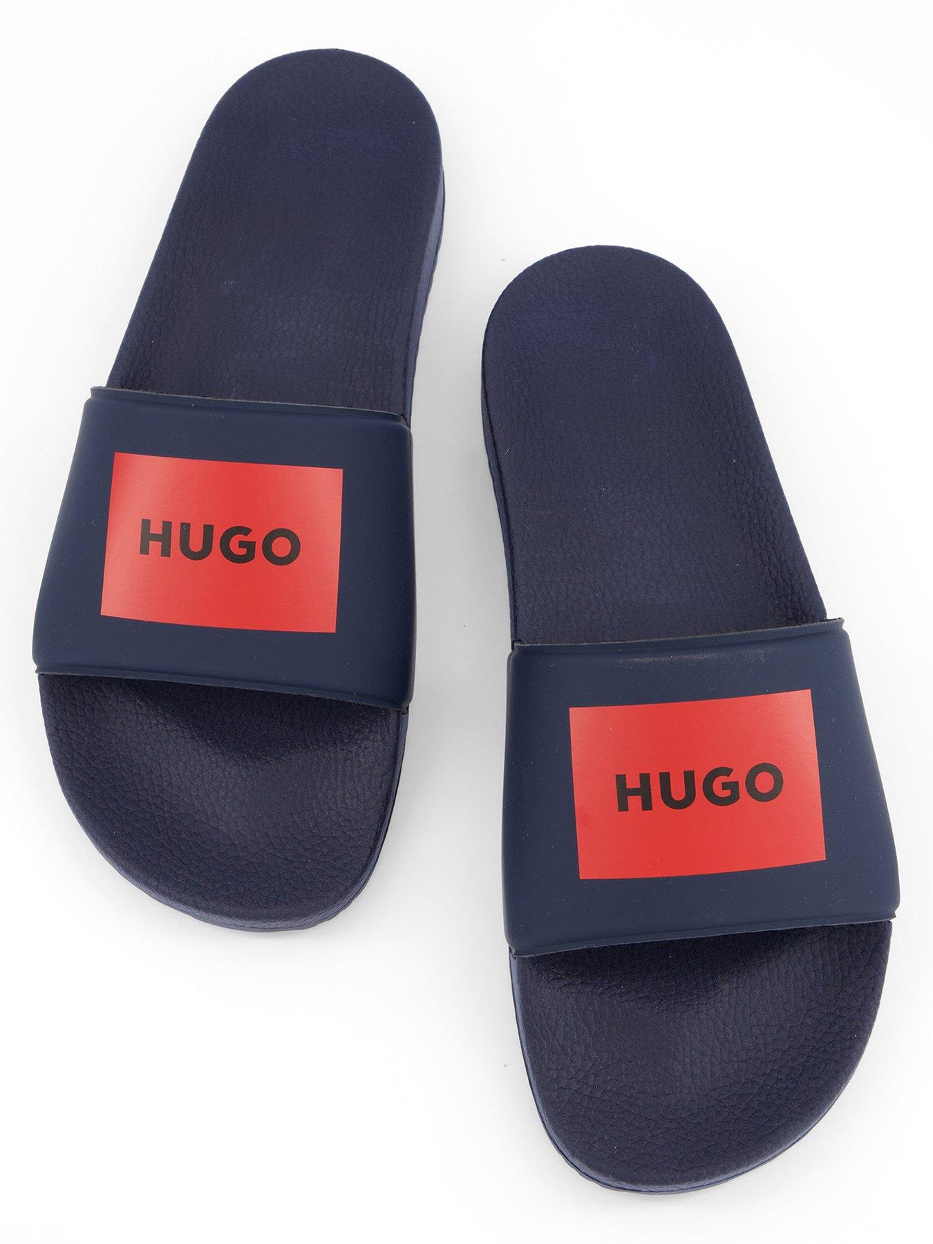 HUGO Timein Red Patch Logo Slider-dark Blue | Very