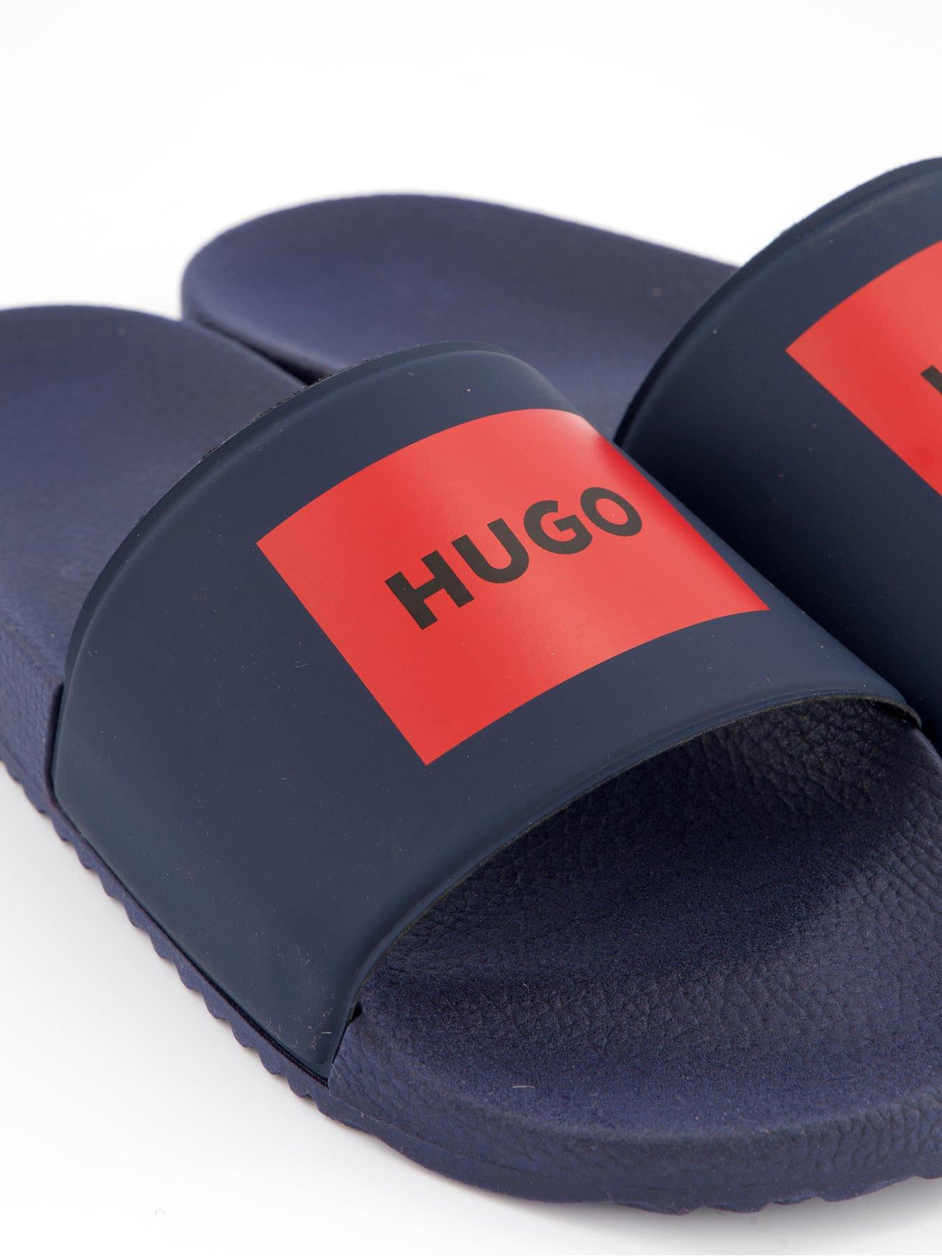 HUGO Timein Red Patch Logo Slider-dark Blue | Very