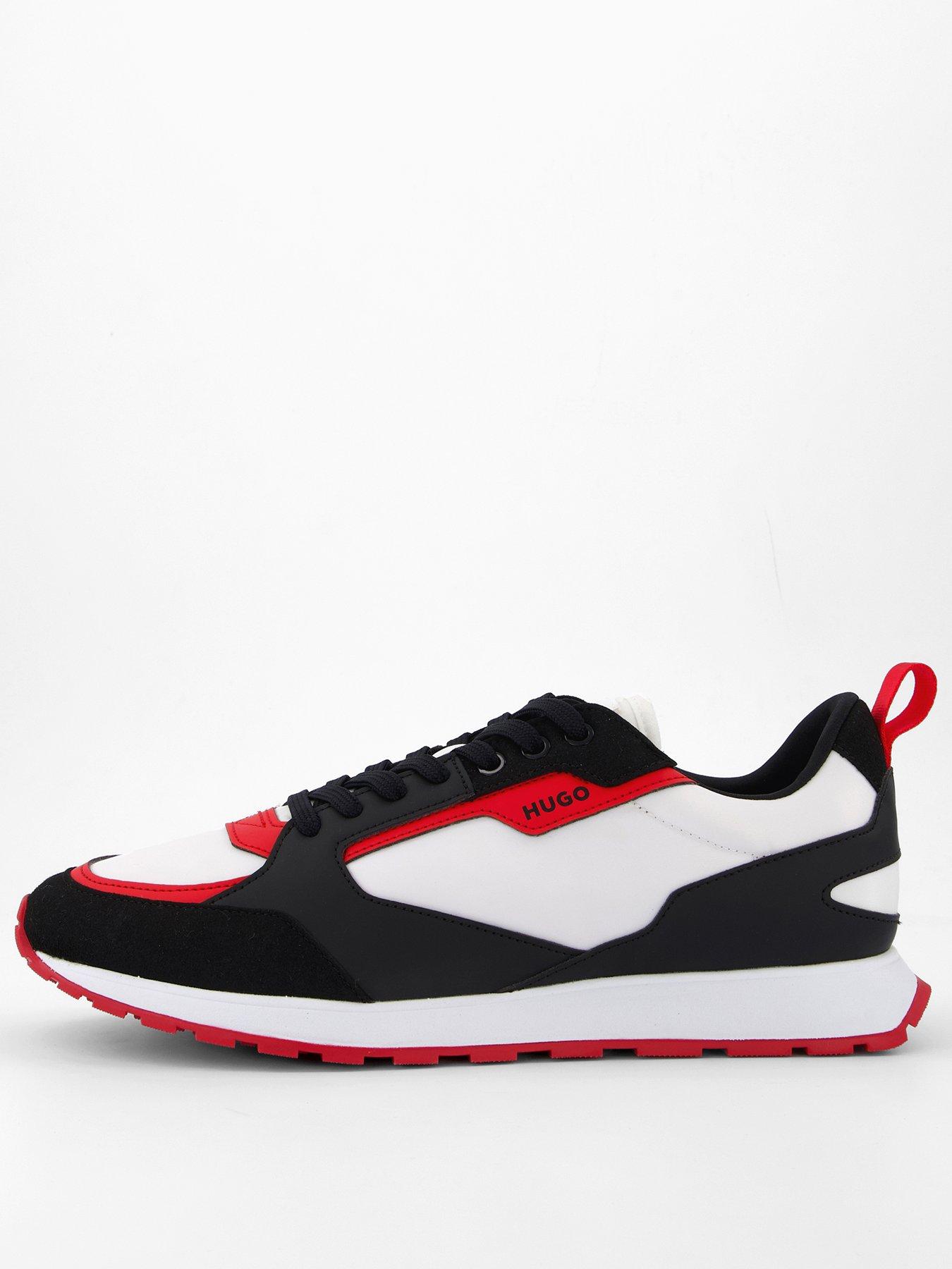 undefined Men's Icelin Lace Runner Trainers - Charcoal/White