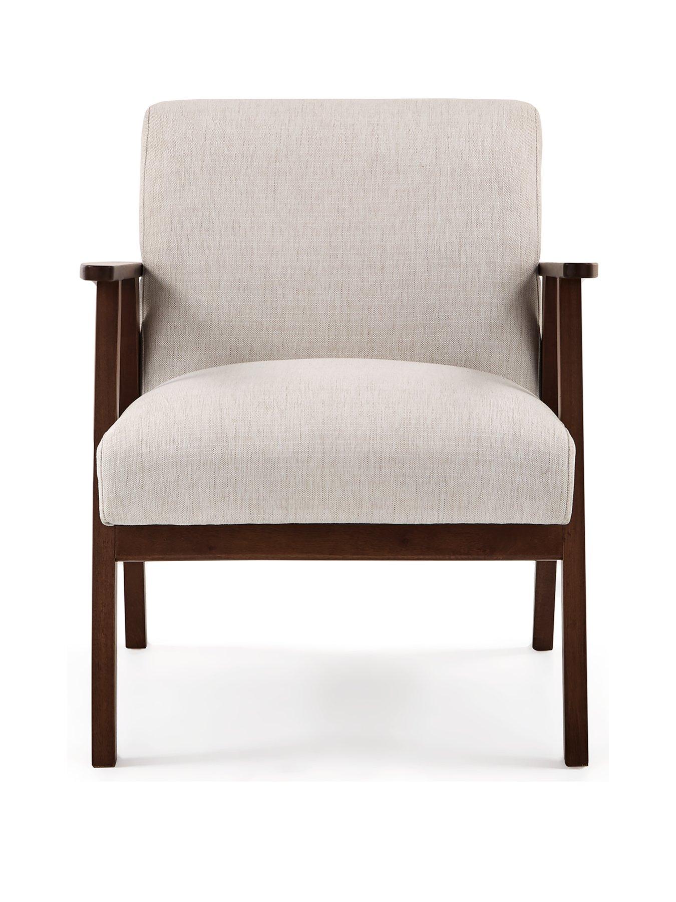 Image 2 of 7 of Very Home Cora Fabric Accent Chair - Natural