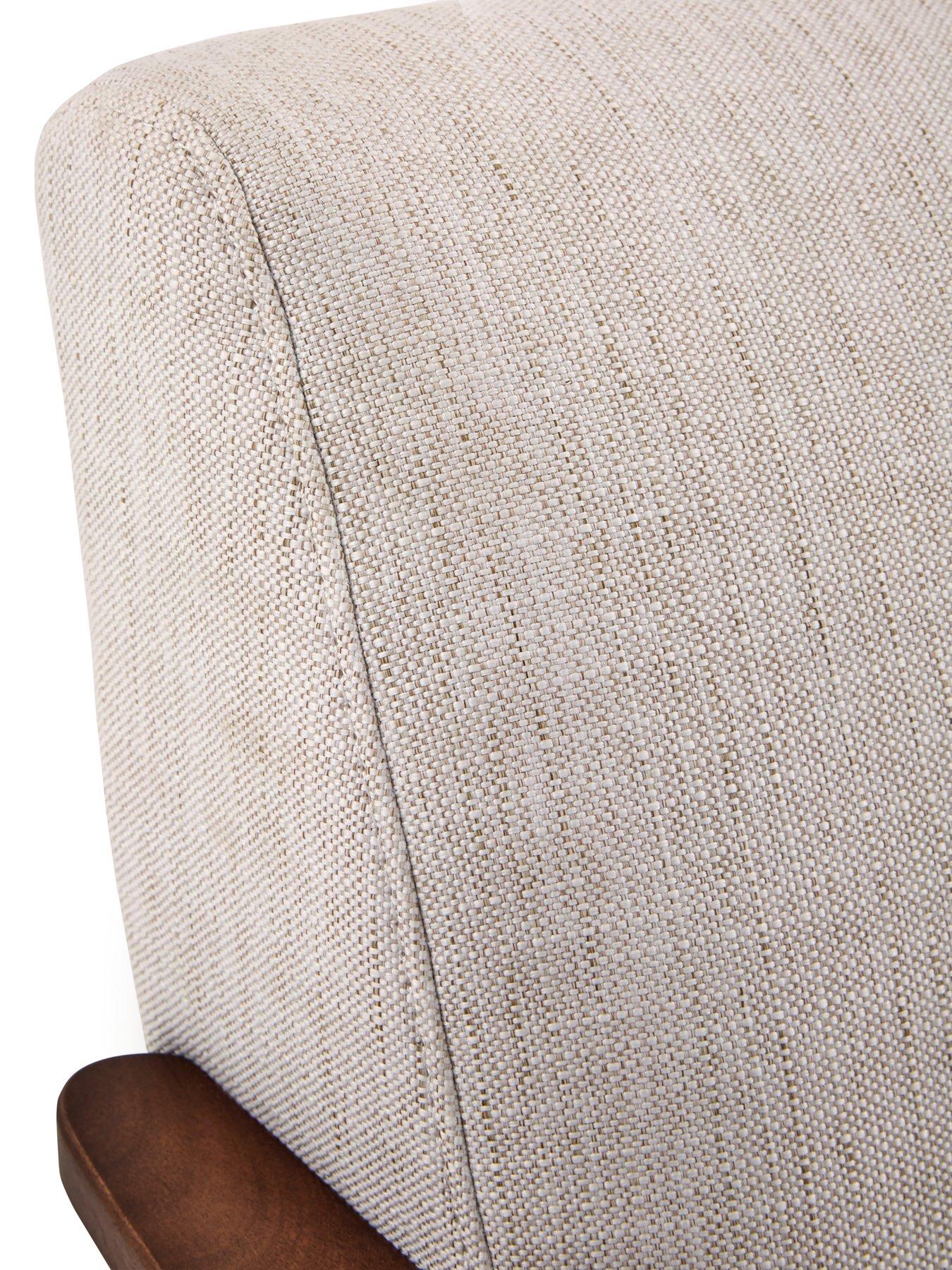 Image 5 of 7 of Very Home Cora Fabric Accent Chair - Natural