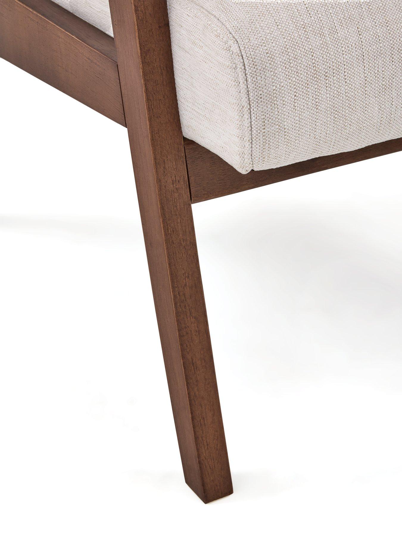 Image 6 of 7 of Very Home Cora Fabric Accent Chair - Natural