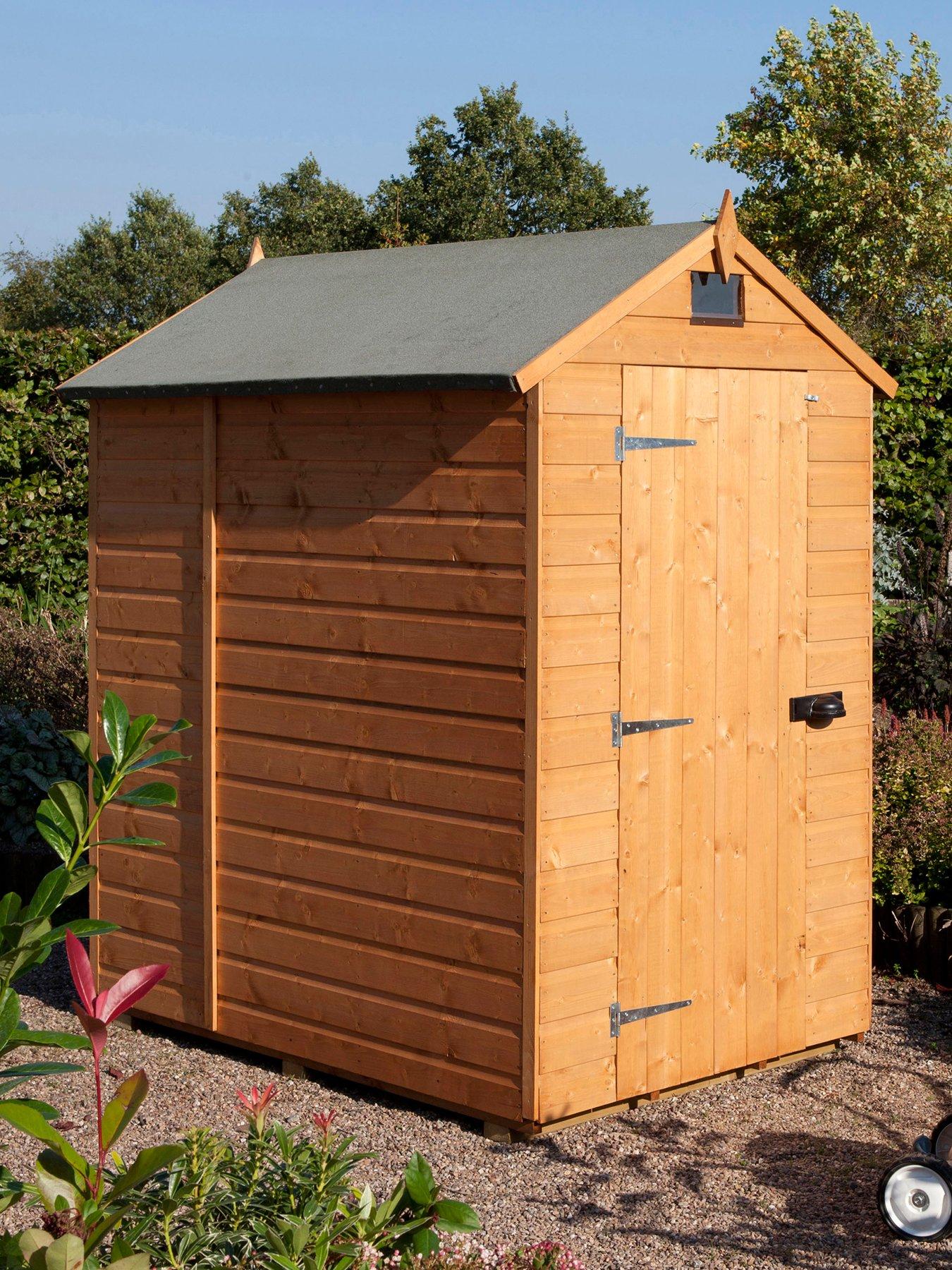 Product photograph of Rowlinson Security Shed 6x4ft from very.co.uk