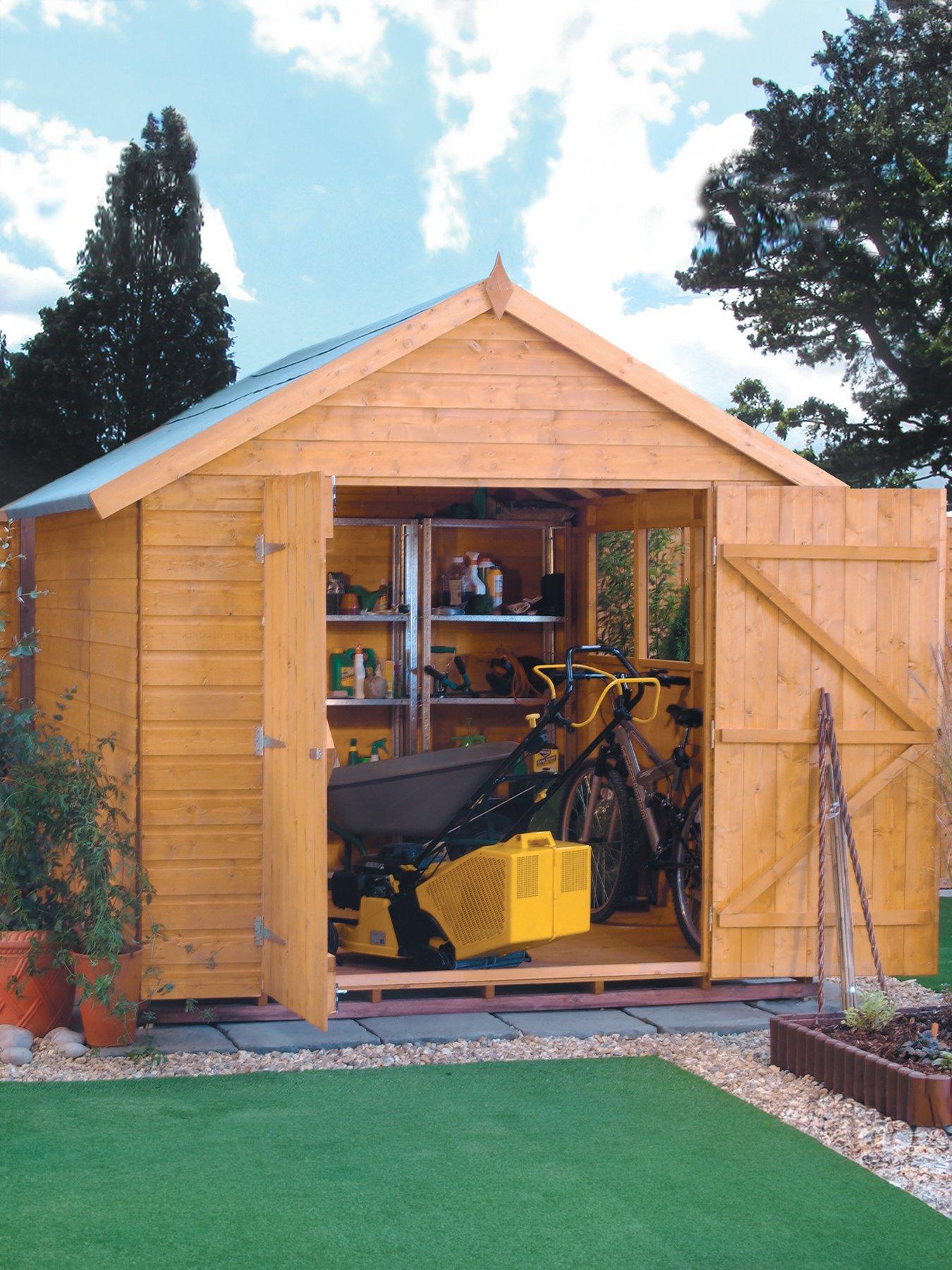 Product photograph of Rowlinson Premier Range 10x8ft Shed from very.co.uk