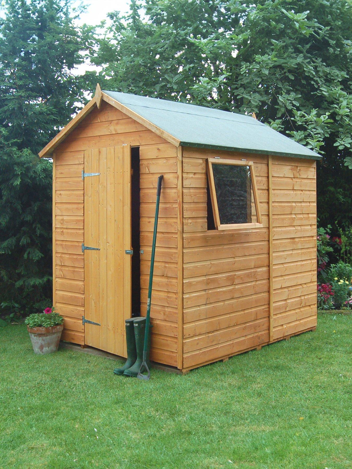 Product photograph of Rowlinson Premier Range 7x5ft Shed from very.co.uk