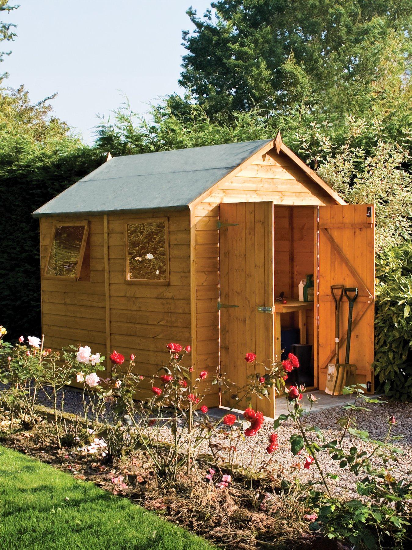 Product photograph of Rowlinson Premier Range 8x6ft Shed from very.co.uk