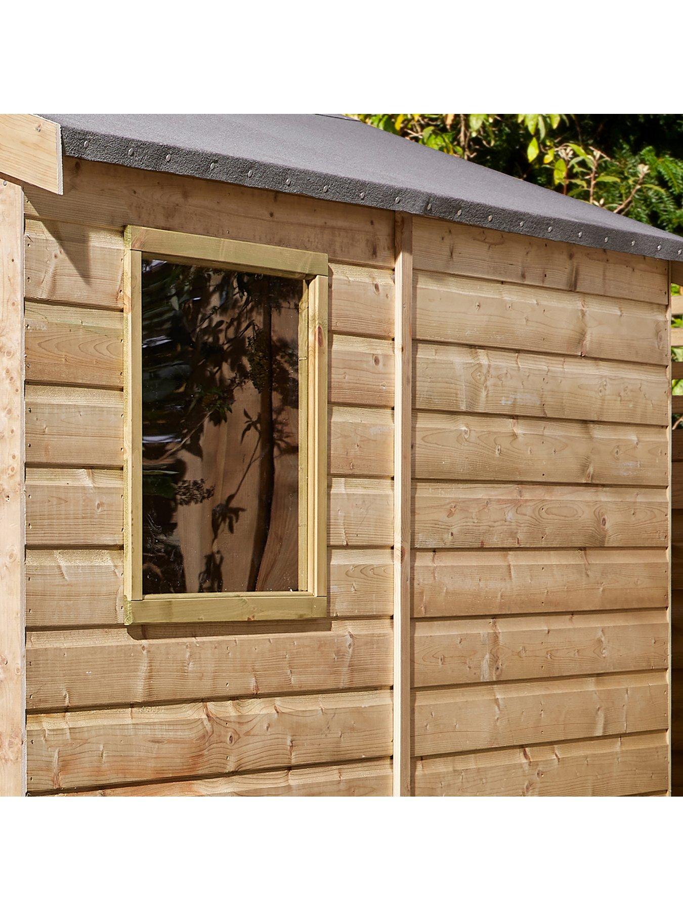 Image 3 of 7 of Rowlinson 6 x 8 Premier Shiplap Single Door Apex Shed