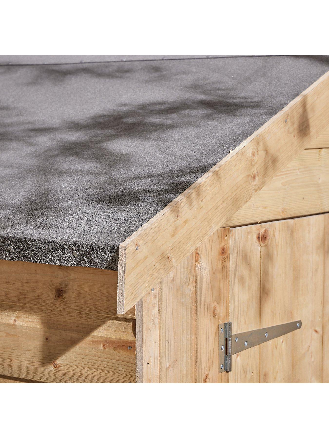 Image 4 of 7 of Rowlinson 6 x 8 Premier Shiplap Single Door Apex Shed