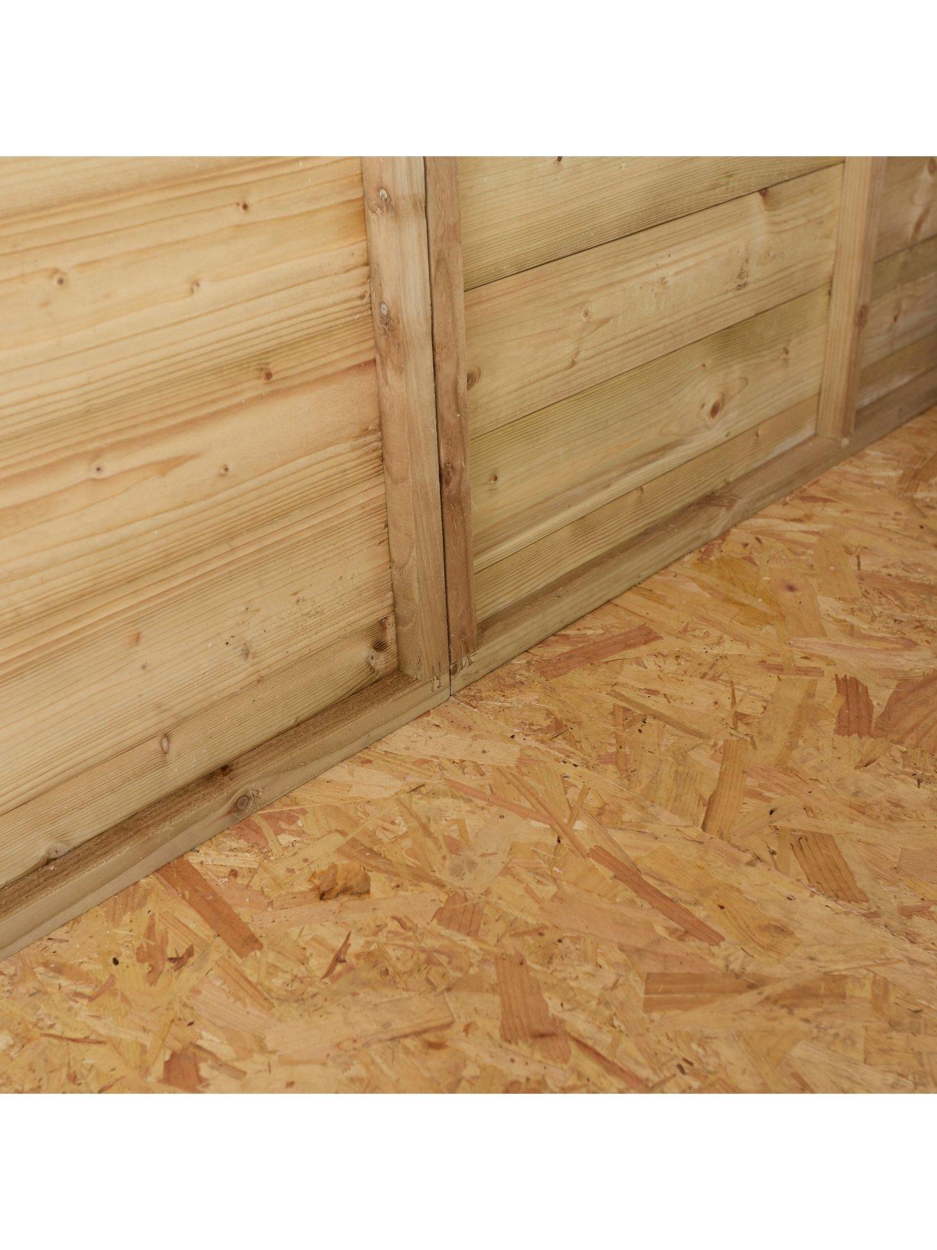 Image 5 of 7 of Rowlinson 6 x 8 Premier Shiplap Single Door Apex Shed