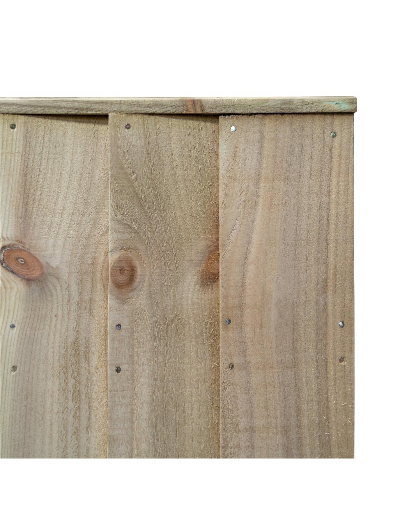 Image 4 of 6 of Rowlinson Featheredge Square Top Wooden Gate