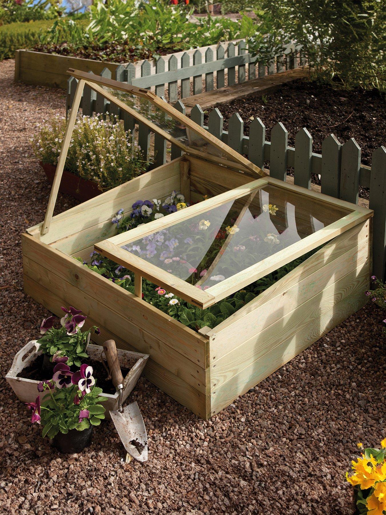 Product photograph of Rowlinson Timber Coldframe from very.co.uk