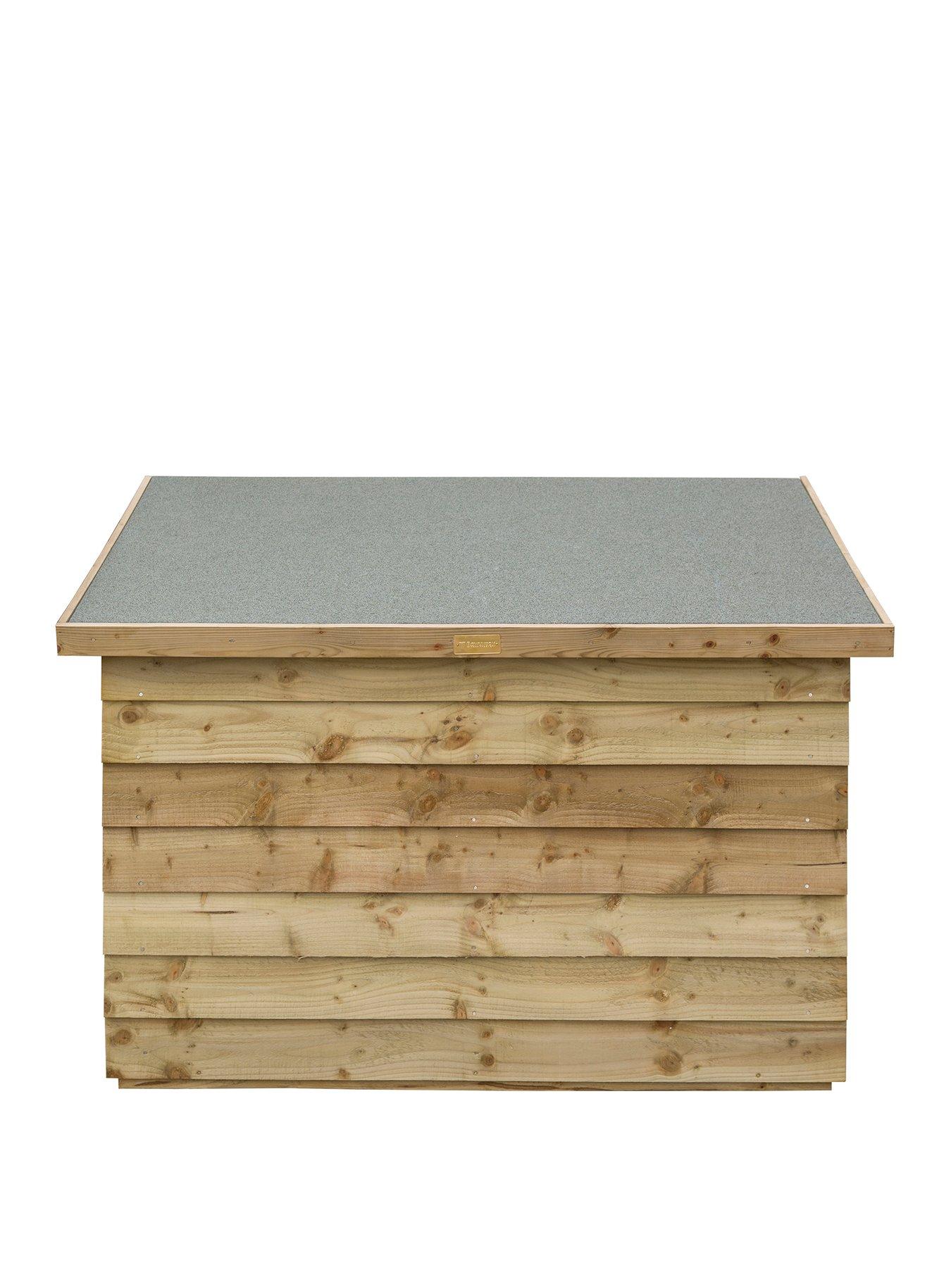 Product photograph of Rowlinson Overlap Patio Chest from very.co.uk