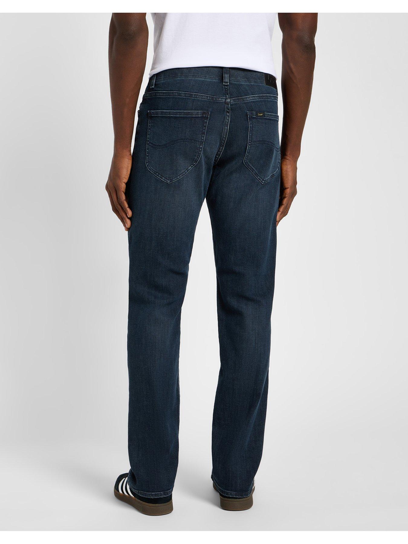 Image 2 of 5 of Lee Extreme Motion Stretch Straight Fit Jeans - Dark Blue