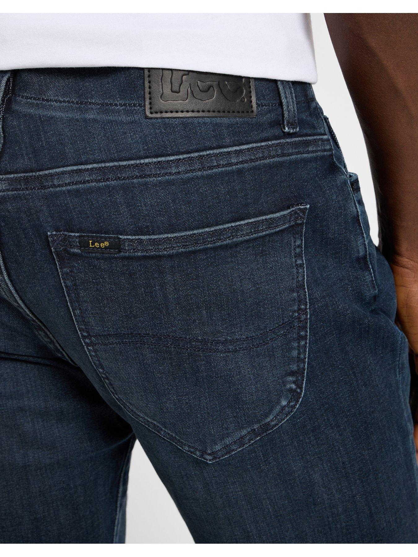 Image 5 of 5 of Lee Extreme Motion Stretch Straight Fit Jeans - Dark Blue