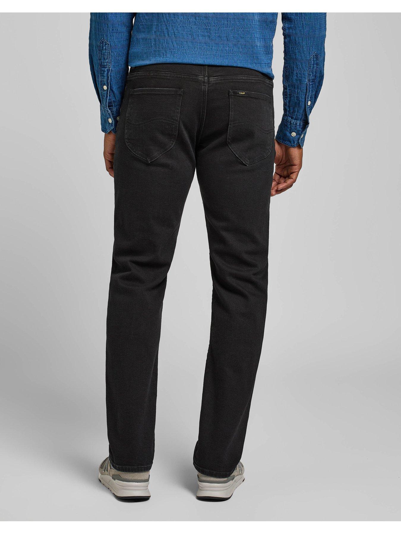 Image 2 of 5 of Lee Extreme Motion Stretch Straight Fit Jeans - Black
