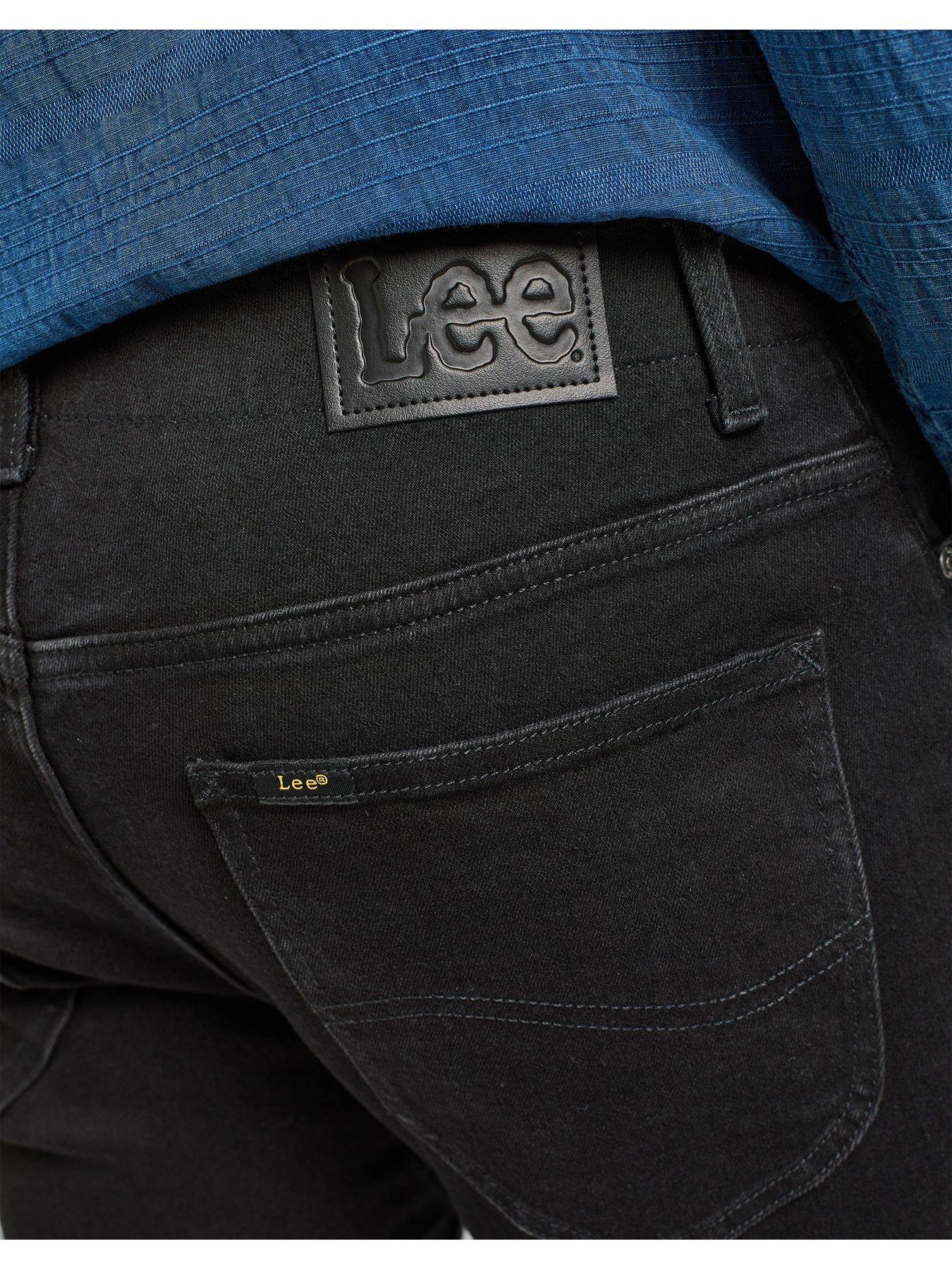 Image 5 of 5 of Lee Extreme Motion Stretch Straight Fit Jeans - Black
