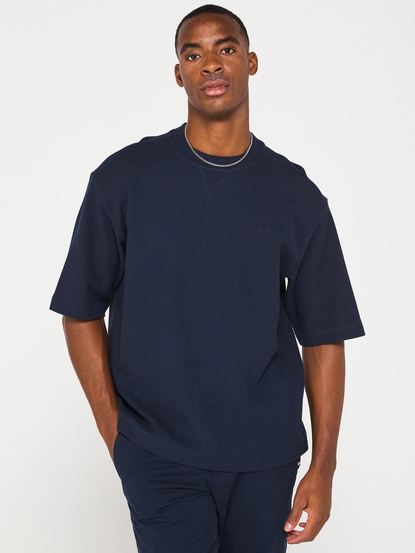 undefined Waffle T-Shirt - Dark Blue