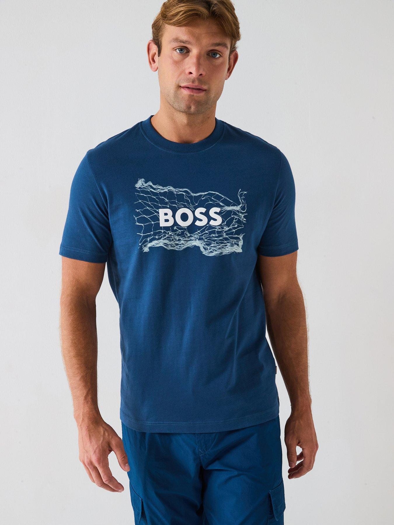 undefined Boss Te Logospace  T-shirt-blue