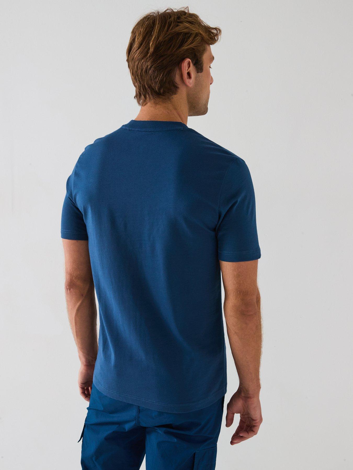 BOSS Herren T-Shirt Te_Coral – 100% Baumwolle, Regular Fit, Mit Reflektierenden Details & Branding