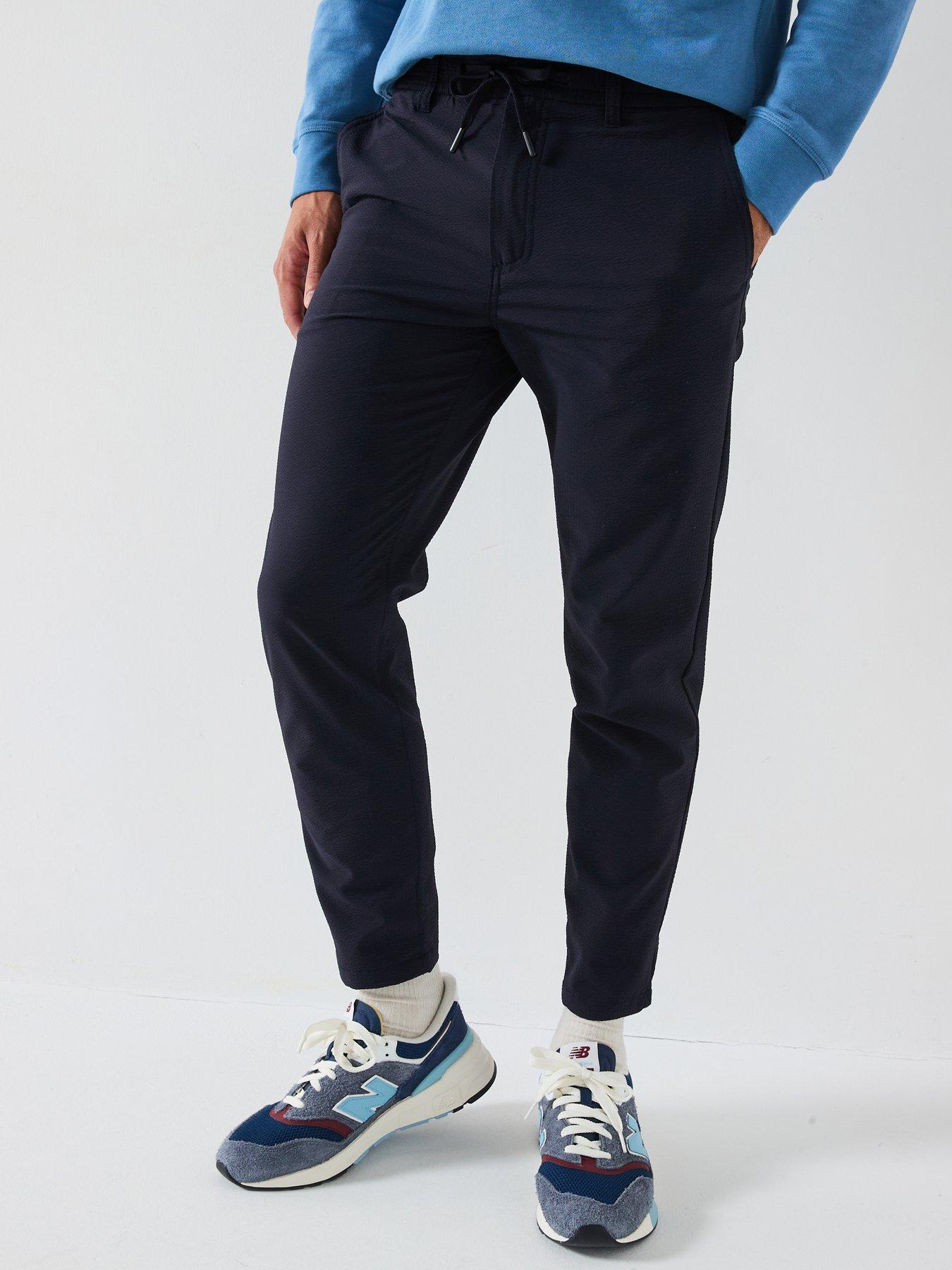 undefined Technical Tapered Fit Trousers - Dark Blue