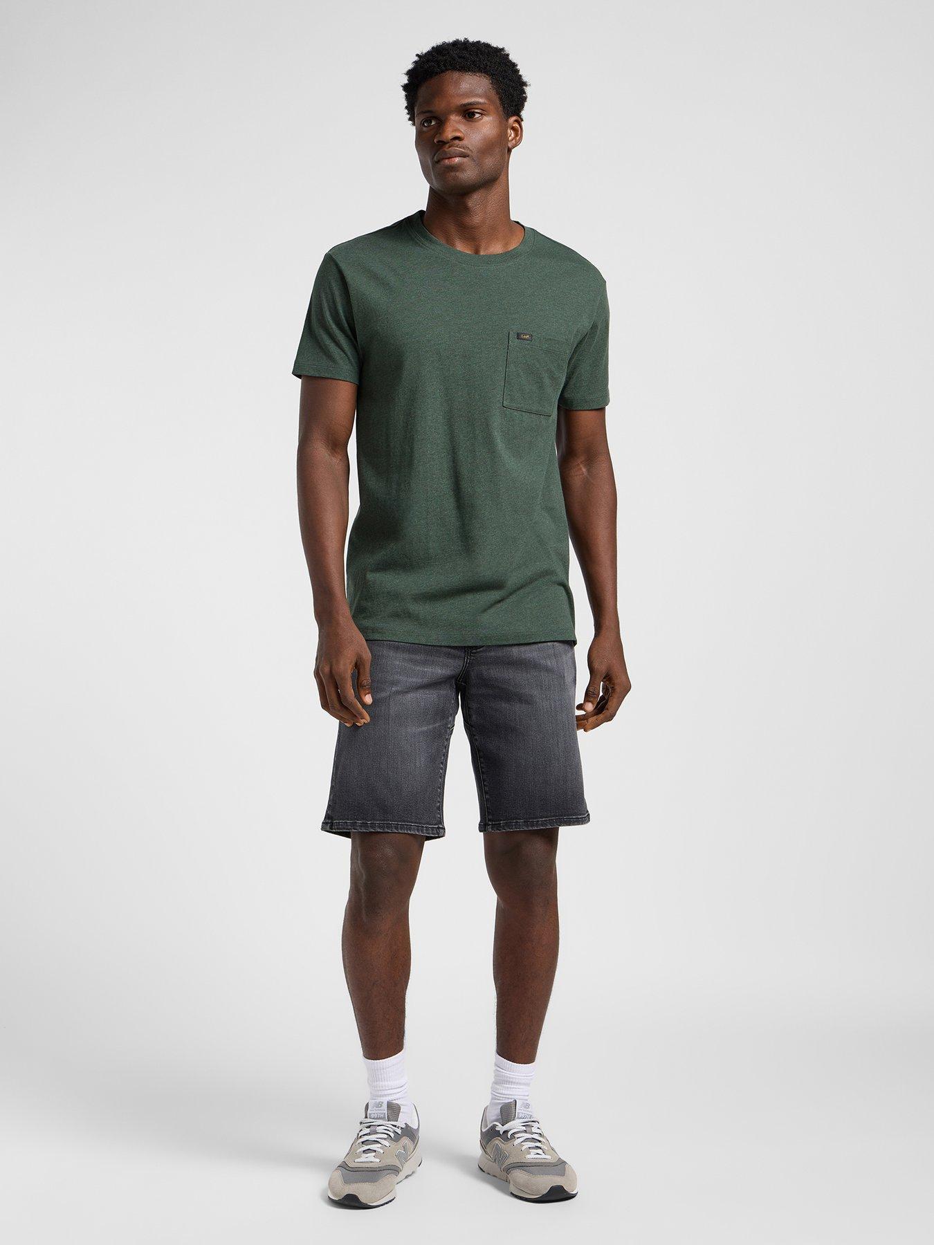 undefined Extreme Motion Stretch 5 Pocket Denim Shorts - Black