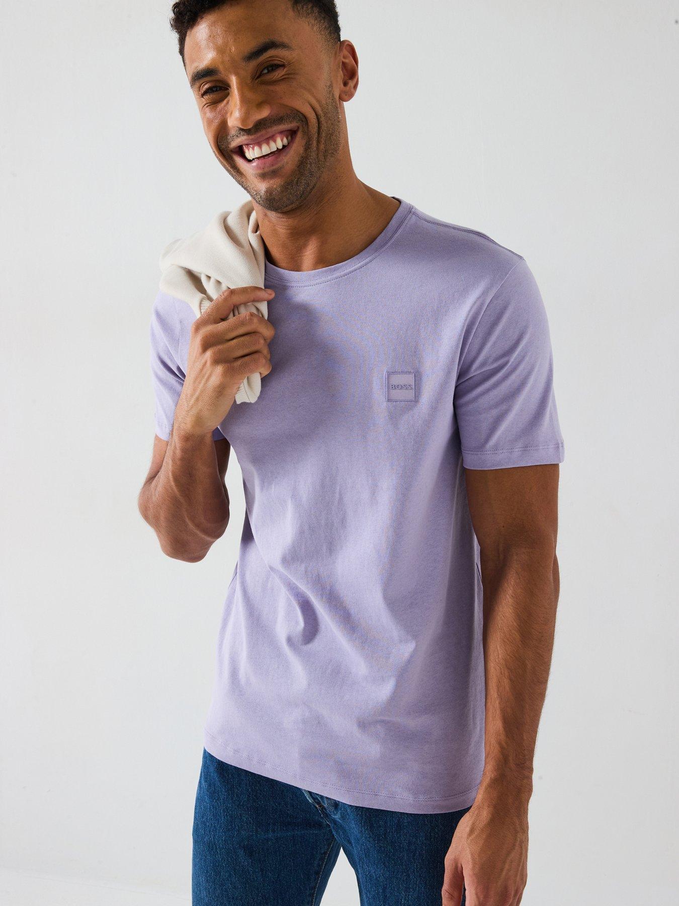 undefined Tales Tonal Logo Relaxed Fit T-Shirt - Lavender