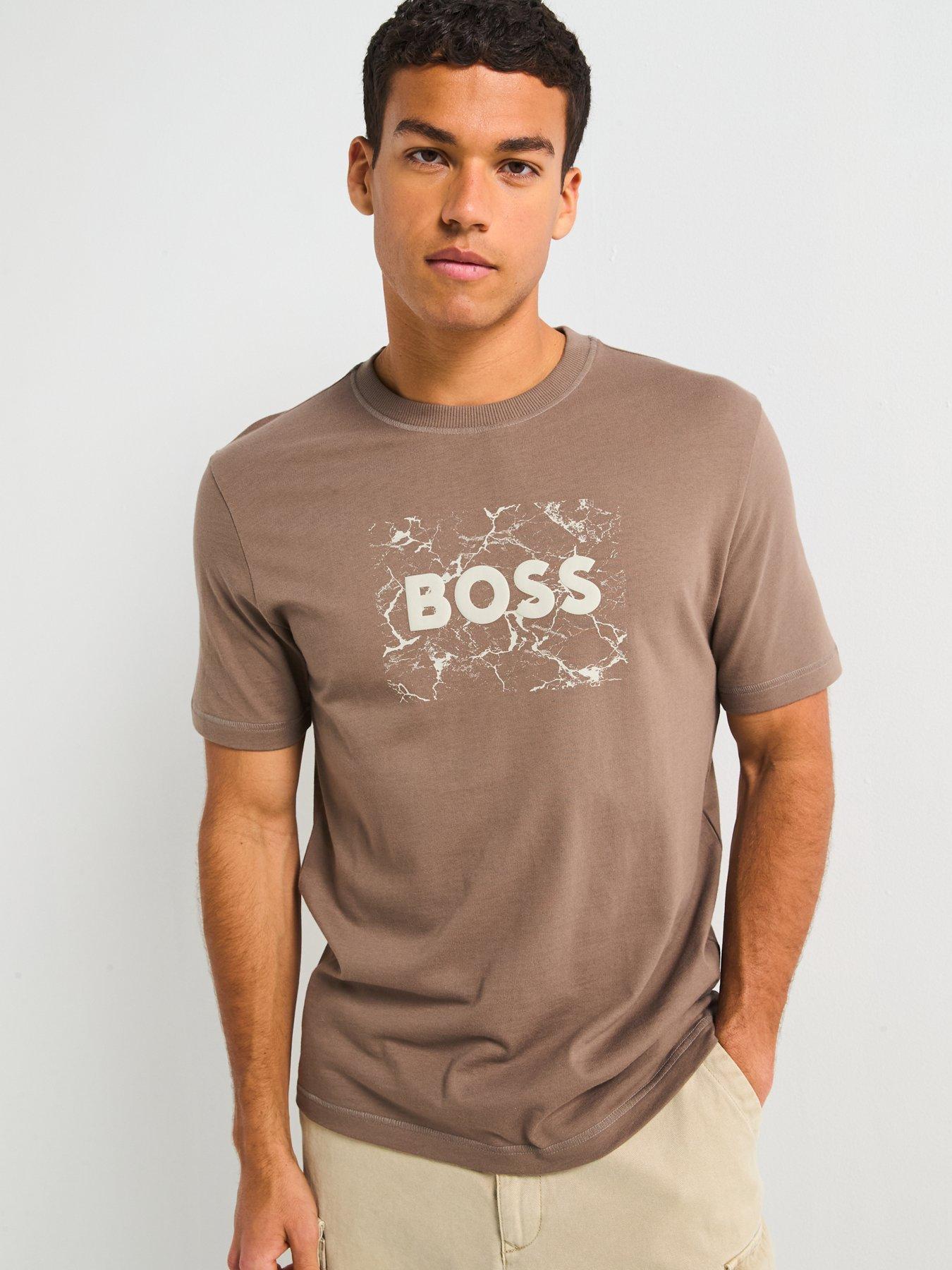 Image 5 of 6 of BOSS Te Logospace T-Shirt - Open Beige