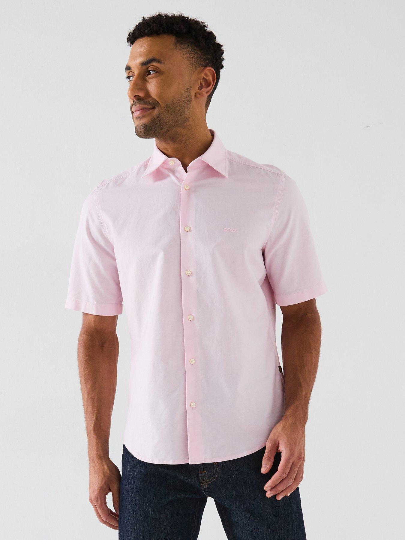 undefined Rash 2M Short Sleeve Regular Fit Shirt - Light Pink