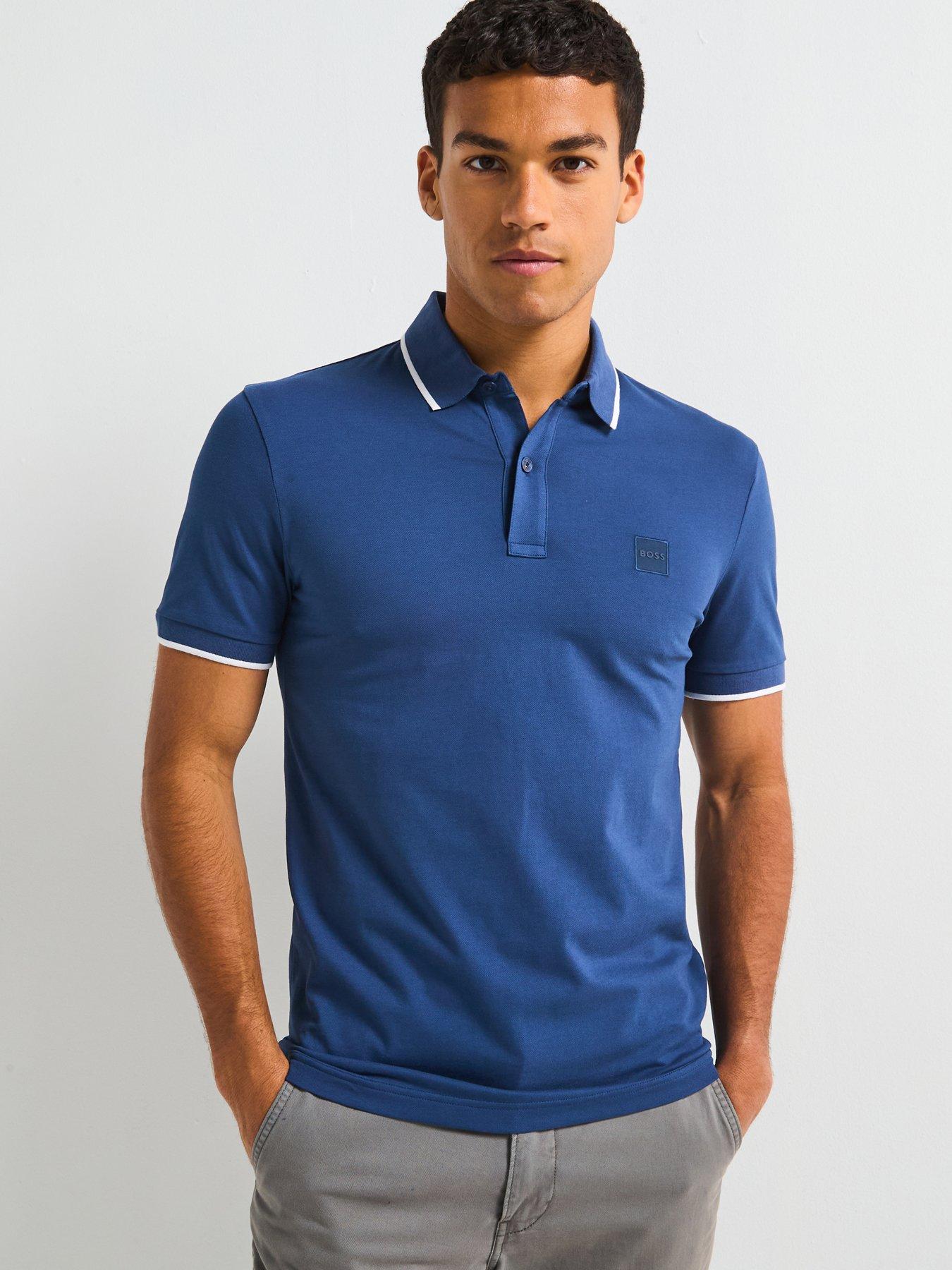 undefined Passertip Slim Fit Short Sleeve Polo Shirt-dark Blue