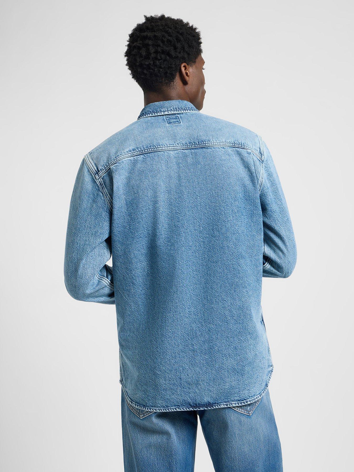 Image 2 of 5 of Lee Engineer Denim Overshirt - Blue