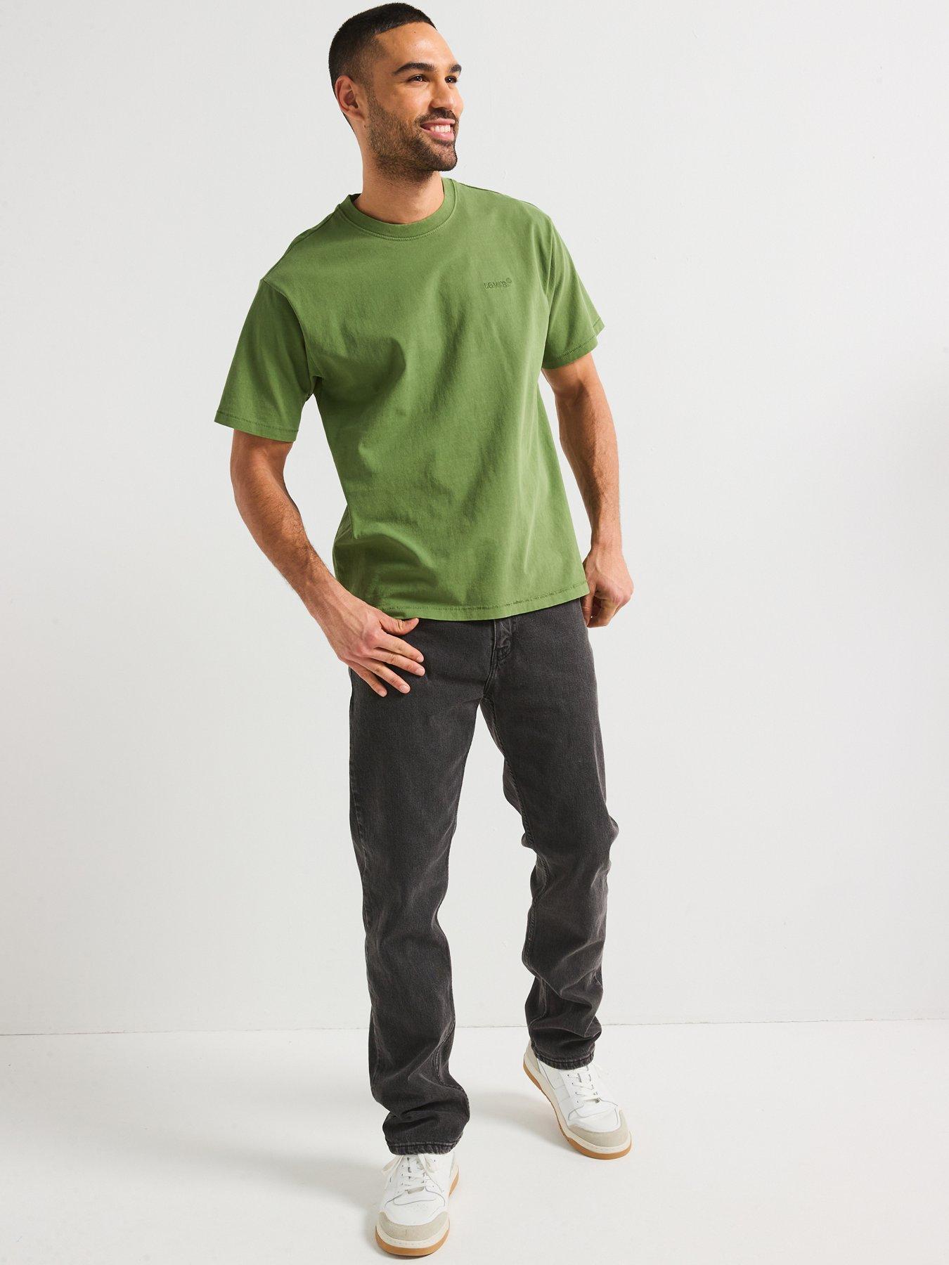 Image 3 of 5 of Levi's Tonal Logo Red Tab Vintage T-shirt- Green