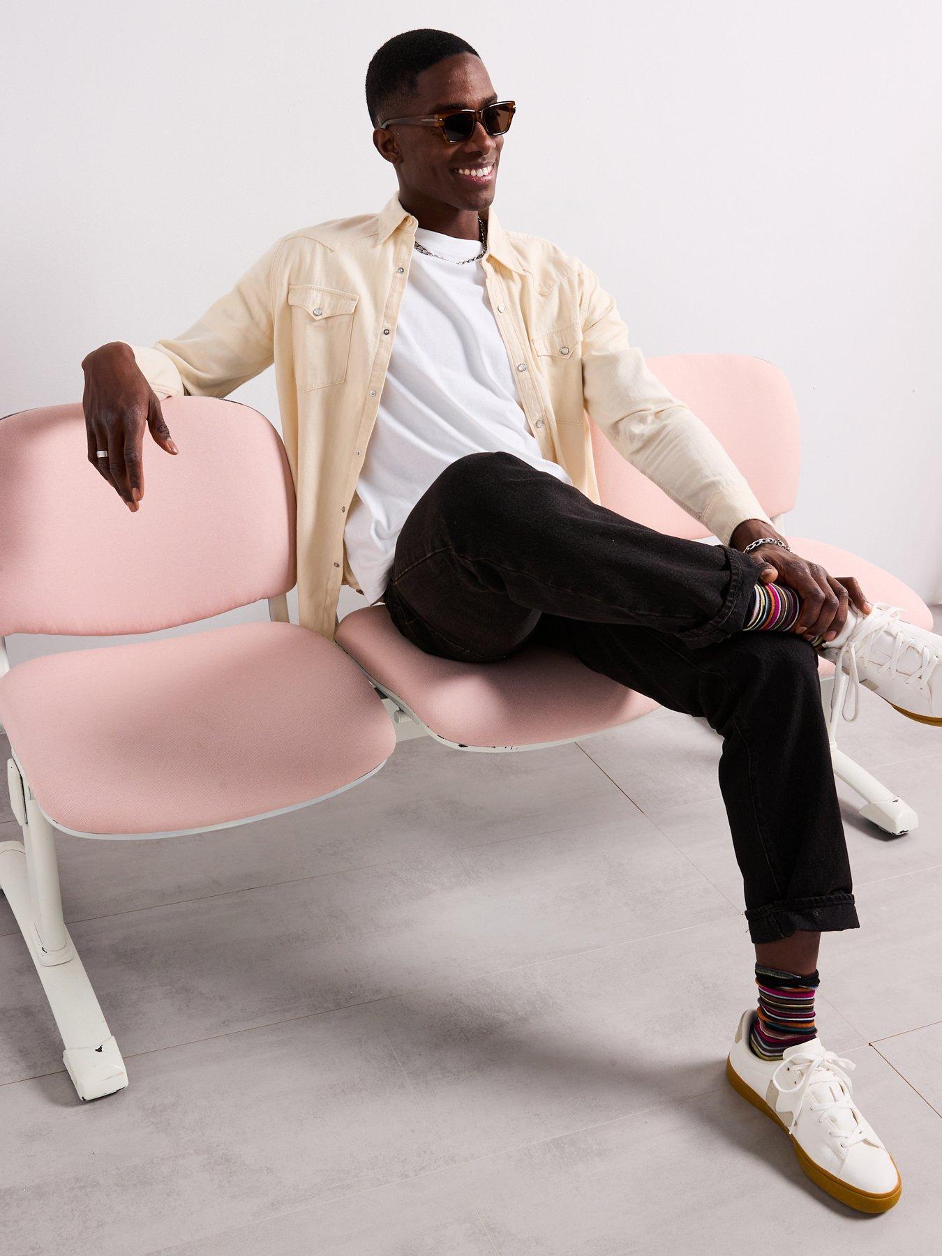 Image 6 of 6 of Levi's Barstow Western Standard Denim Shirt- Cream