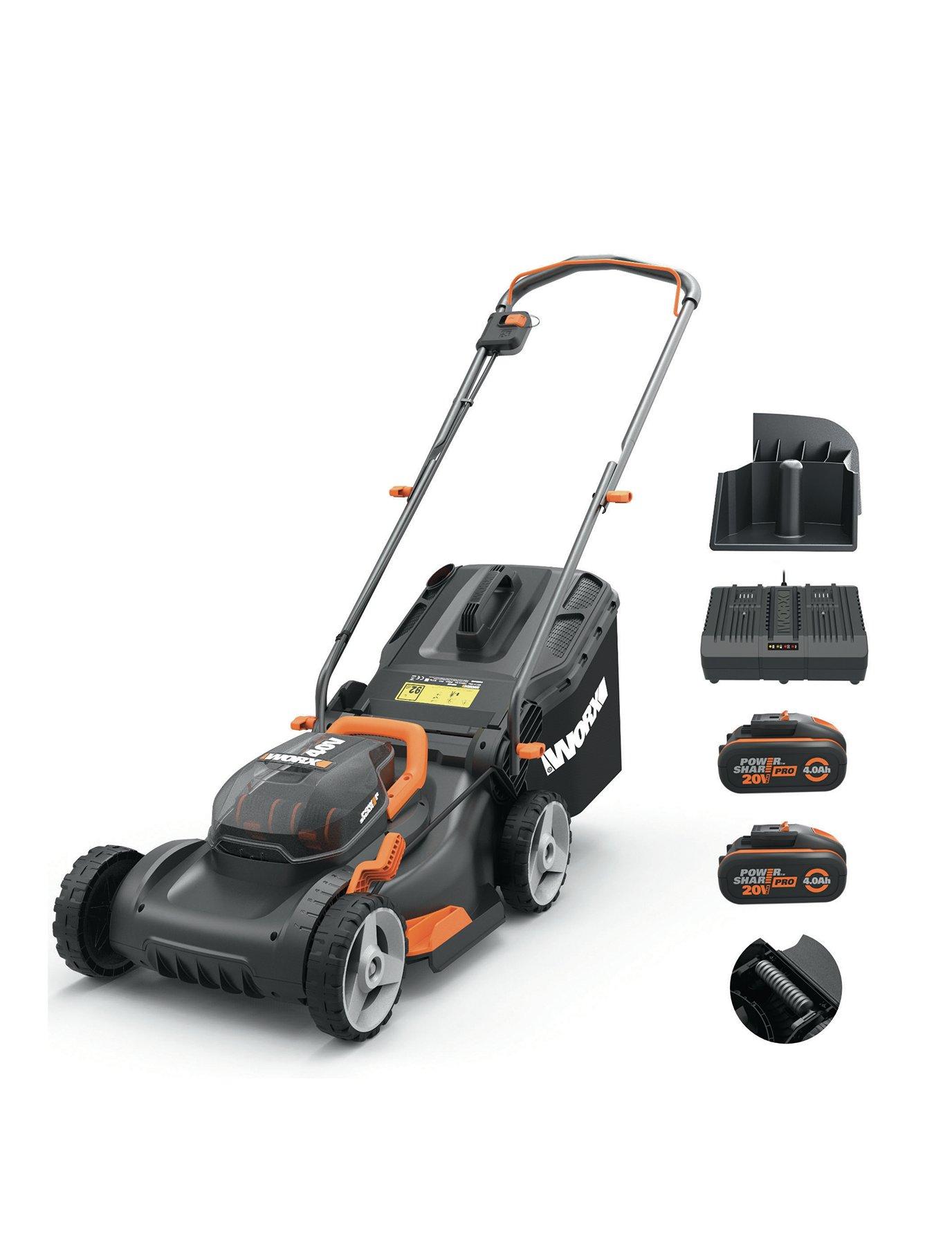 undefined 40V 40cm Cordless Lawn Mower 550m2 with x2 4.0Ah Batteries  &  Charger