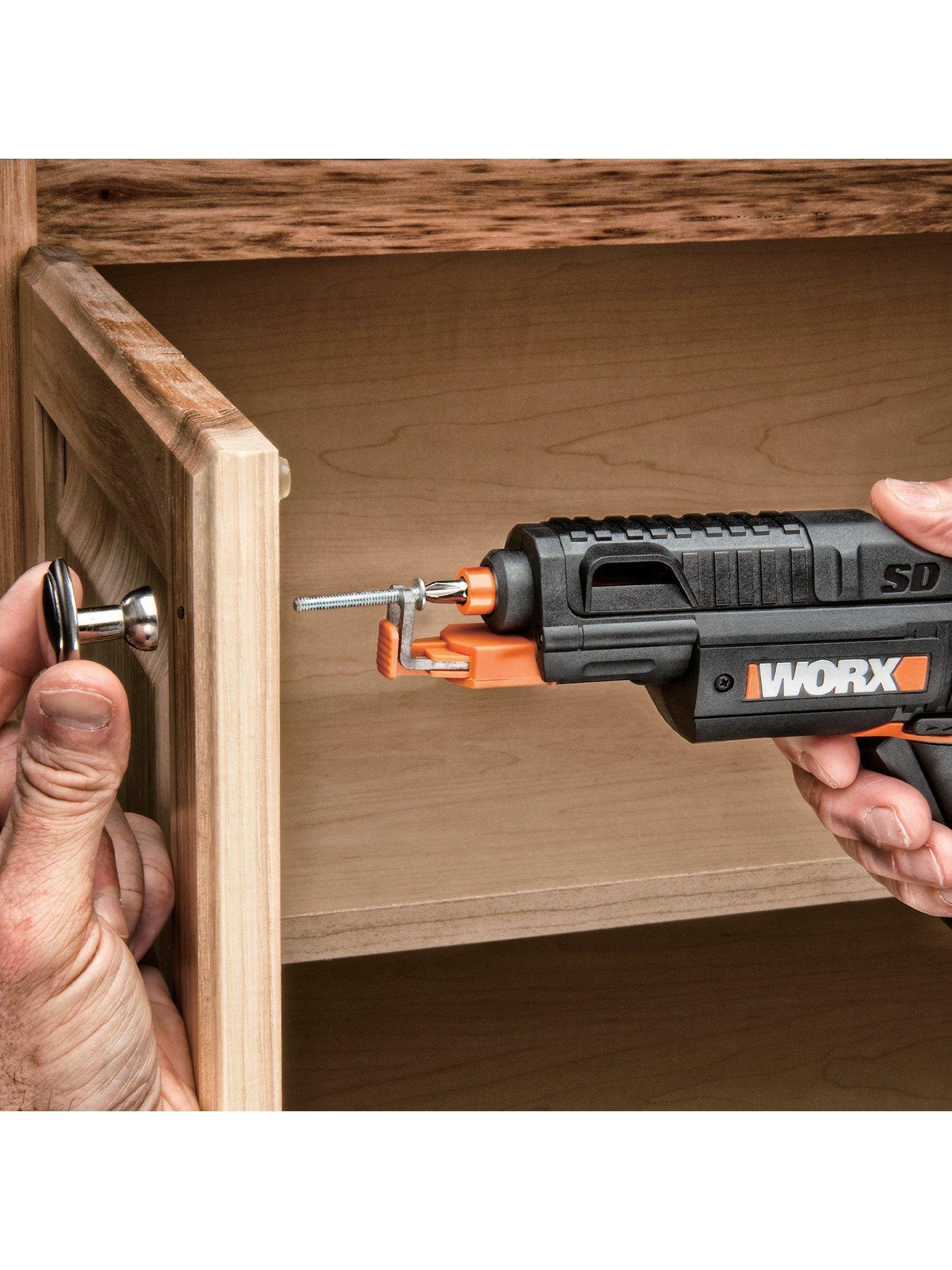 Worx 4V Cordless Screwdriver Slid Driver with Screw Holder | Very