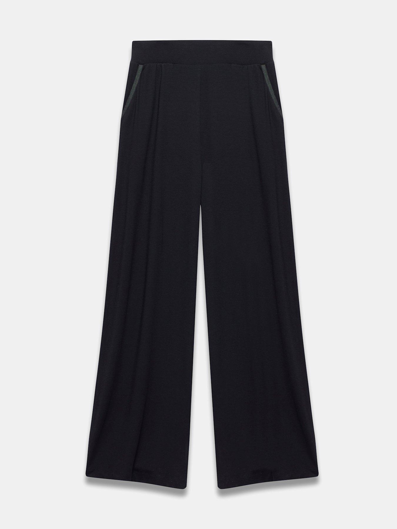Image 4 of 5 of Mint Velvet Palazzo Wide Leg Trouser - Black