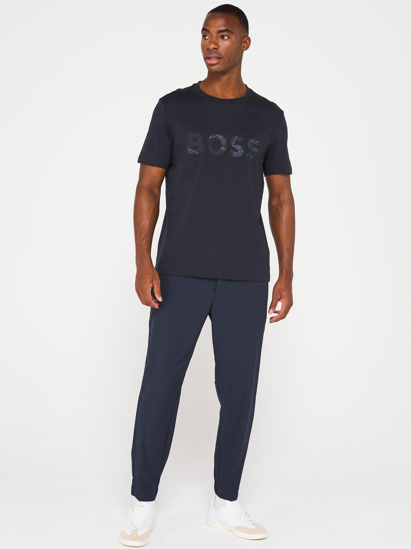 Image 3 of 5 of BOSS Logo T-Shirt - Dark Blue