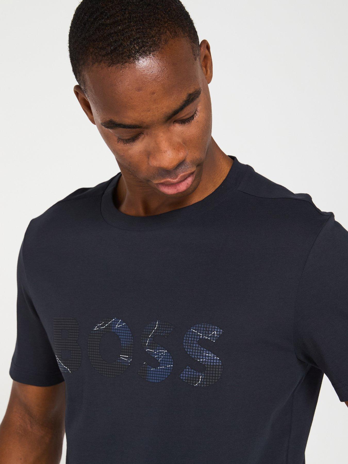 Image 4 of 5 of BOSS Logo T-Shirt - Dark Blue